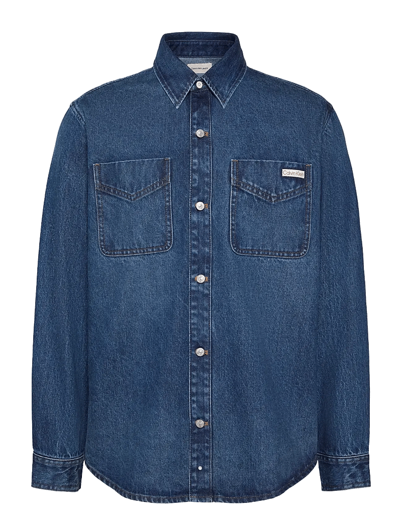 Calvin Klein Jeans - 90S HORIZON OVERSHIRT - jeansskjortor - horizon - 1