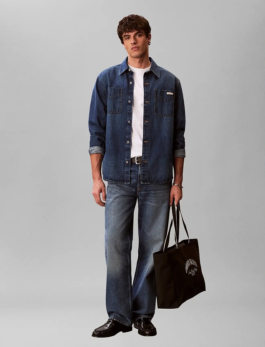 Calvin Klein Jeans - 90S HORIZON OVERSHIRT - denim shirts - horizon - 0