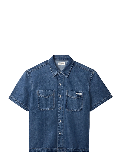 Beckford Blue Short Sleeve Shirt - KortæRmede