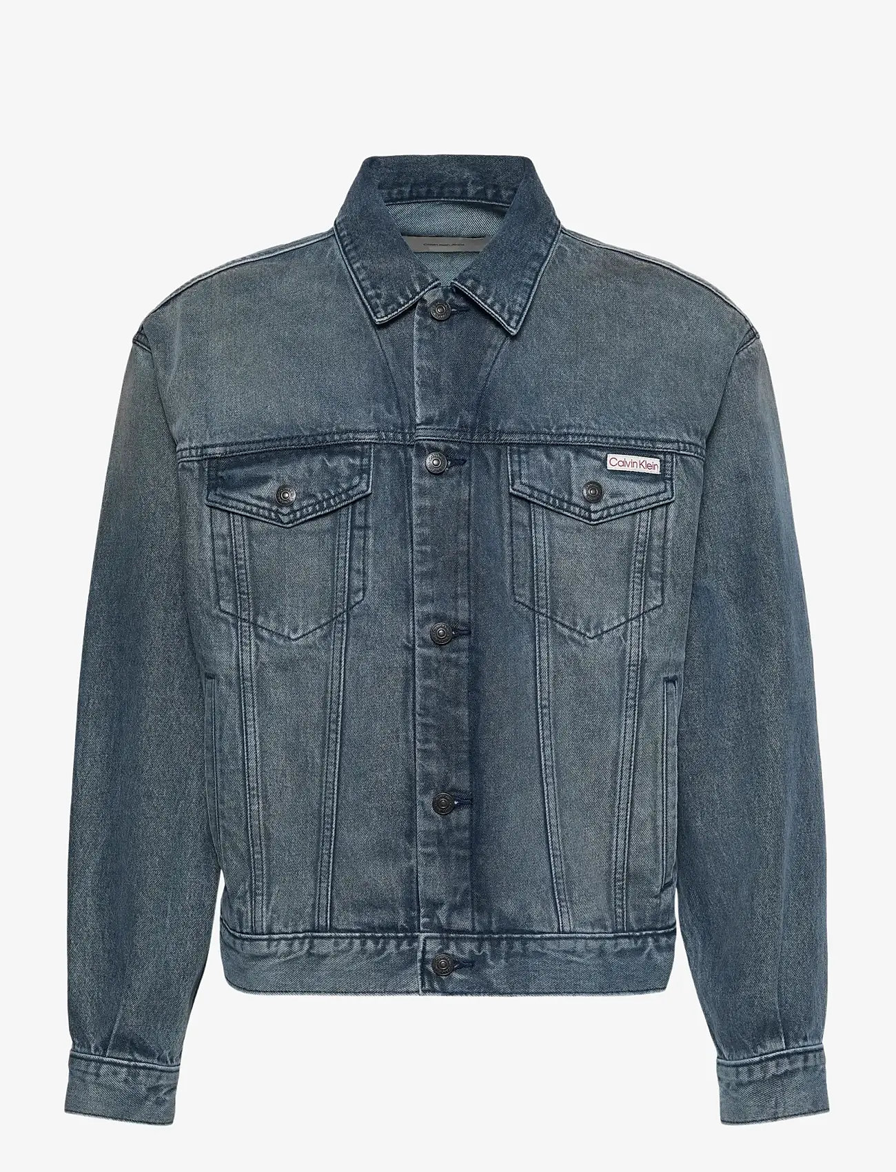Calvin Klein Jeans - 90S BLUE ASH STONE TRUCKER - ofodrade jeansjackor - blue ash stone - 1