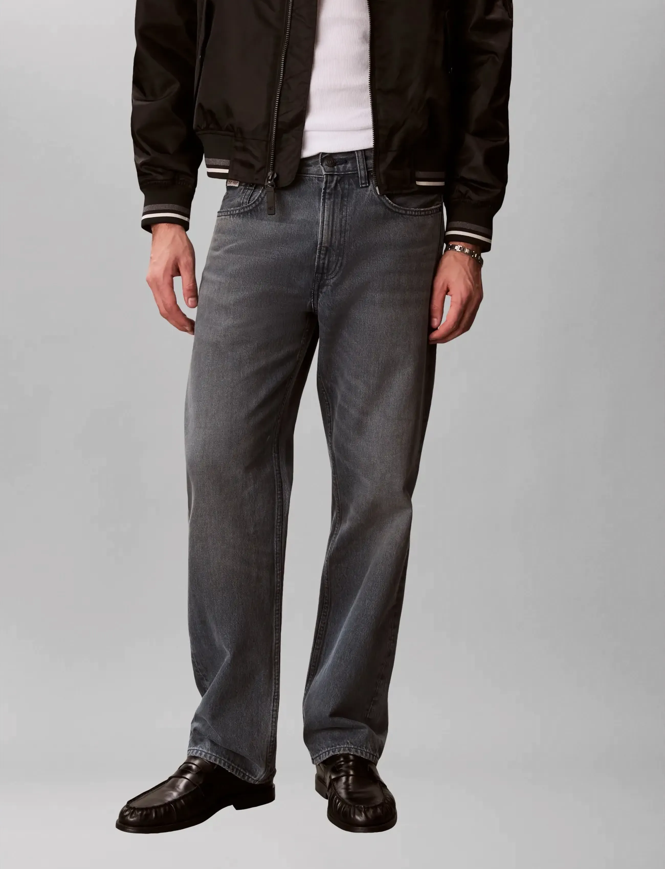 Calvin Klein Jeans - 90S STRAIGHT BLUE ASH STONE JEAN - regular jeans - blue ash stone - 3