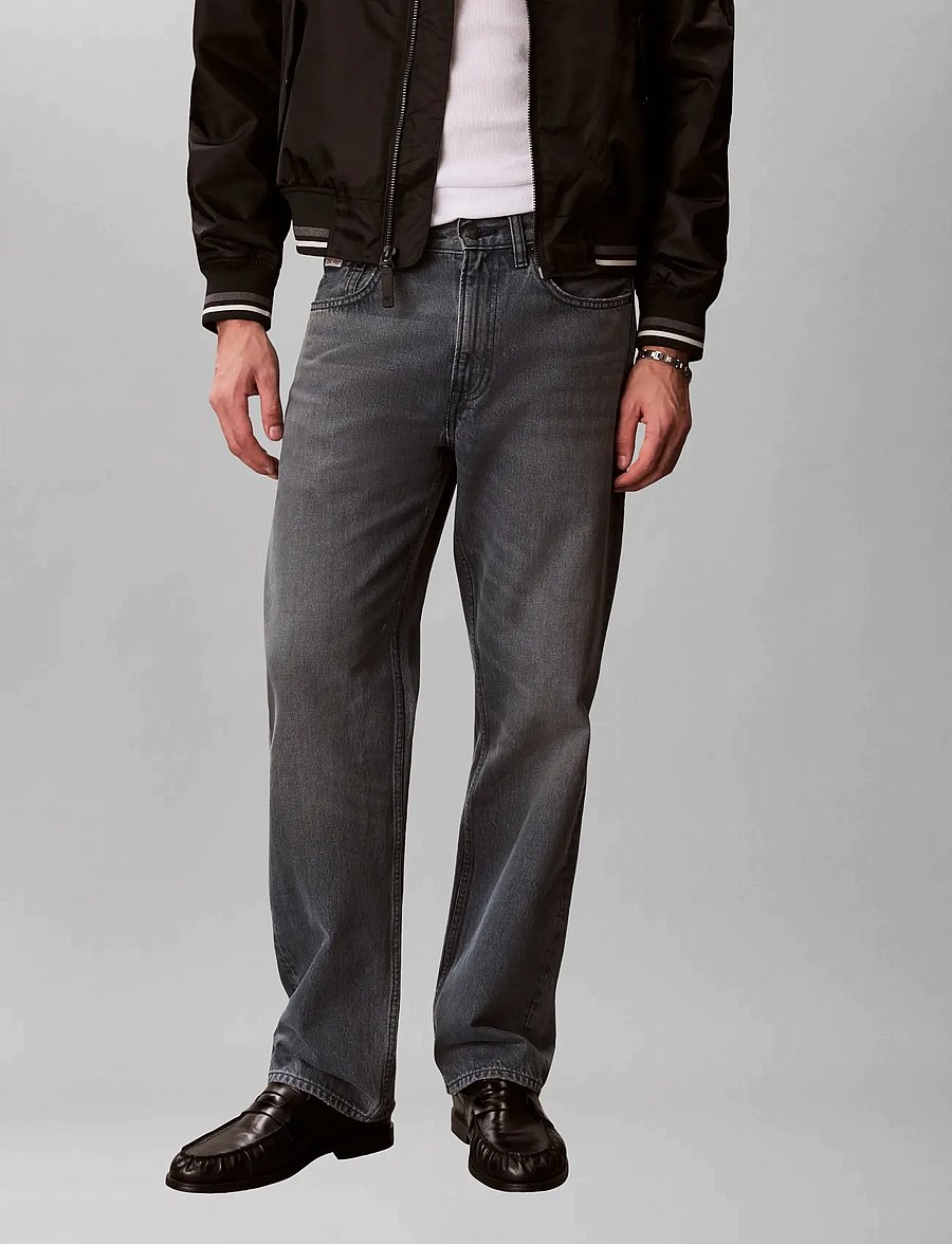 Calvin Klein Jeans - 90S STRAIGHT BLUE ASH STONE JEAN - normale jeans - blue ash stone - 3