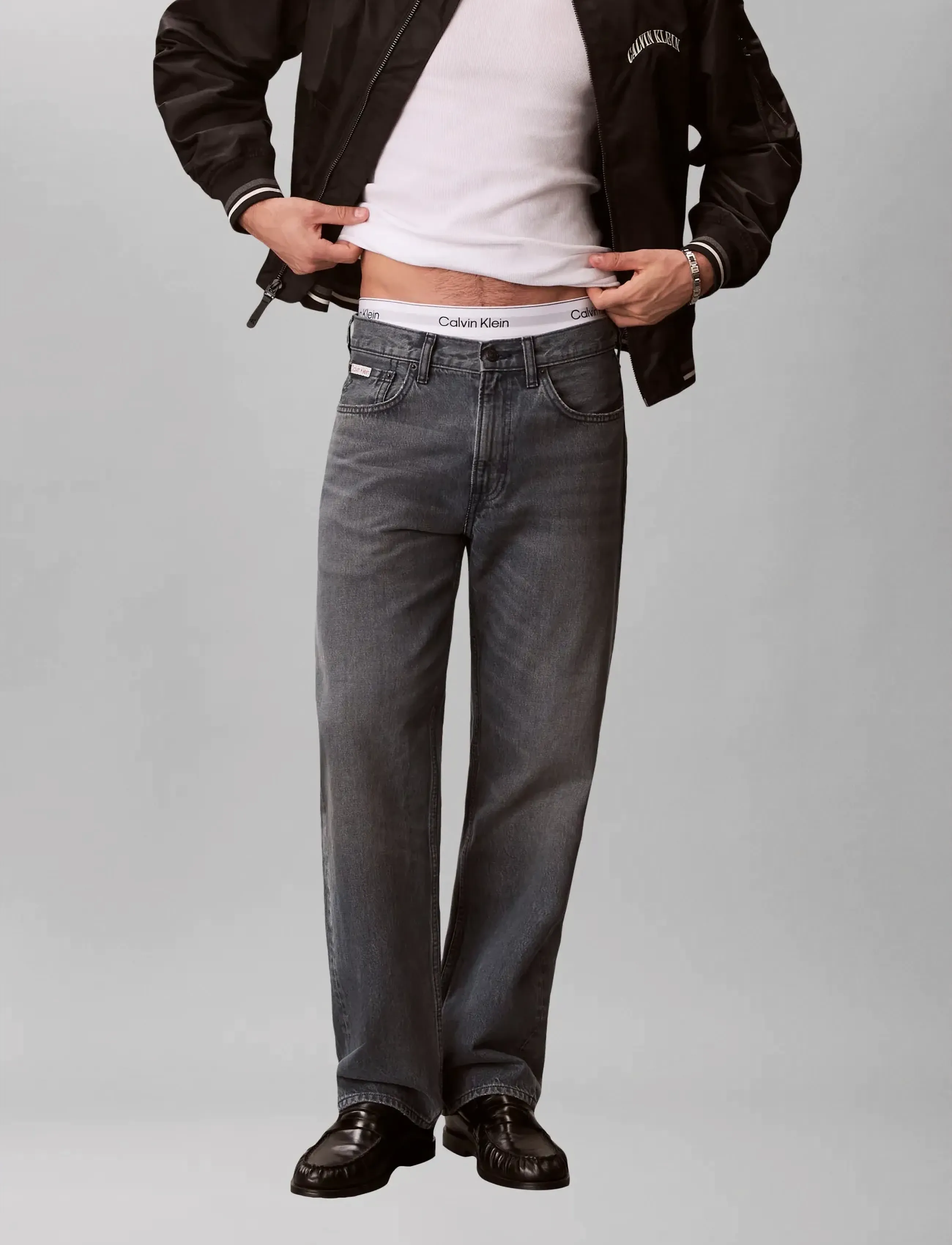 Calvin Klein Jeans - 90S STRAIGHT BLUE ASH STONE JEAN - regular jeans - blue ash stone - 4