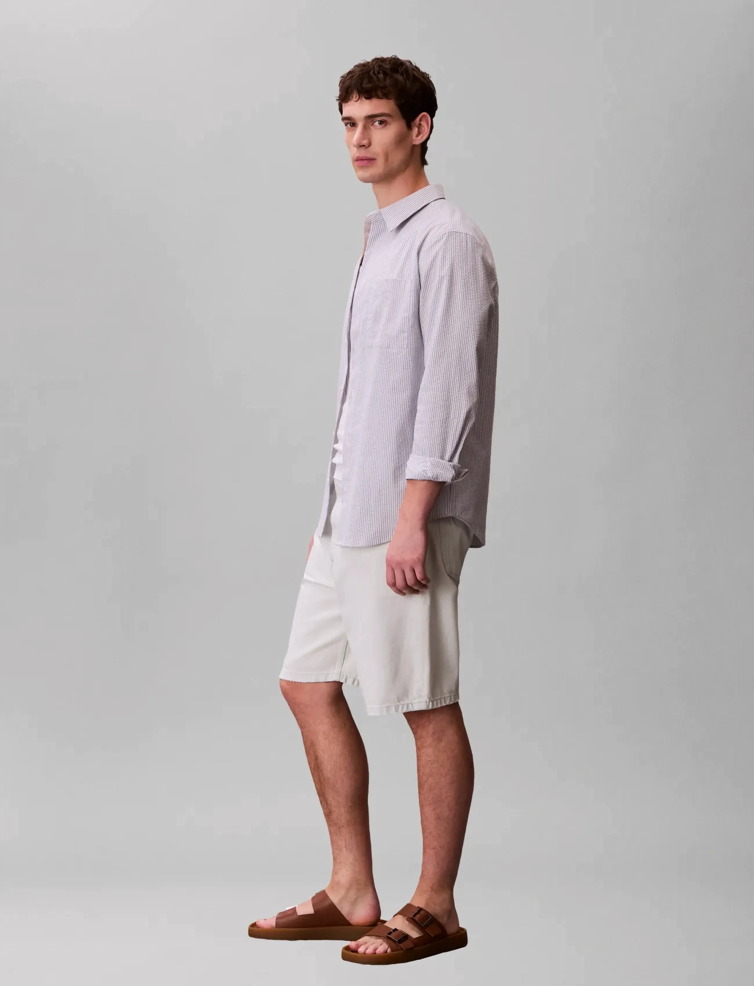 Calvin Klein Jeans - 90S SHORT BLEACHOUT 205 - jorts - bleachout 205 - 3