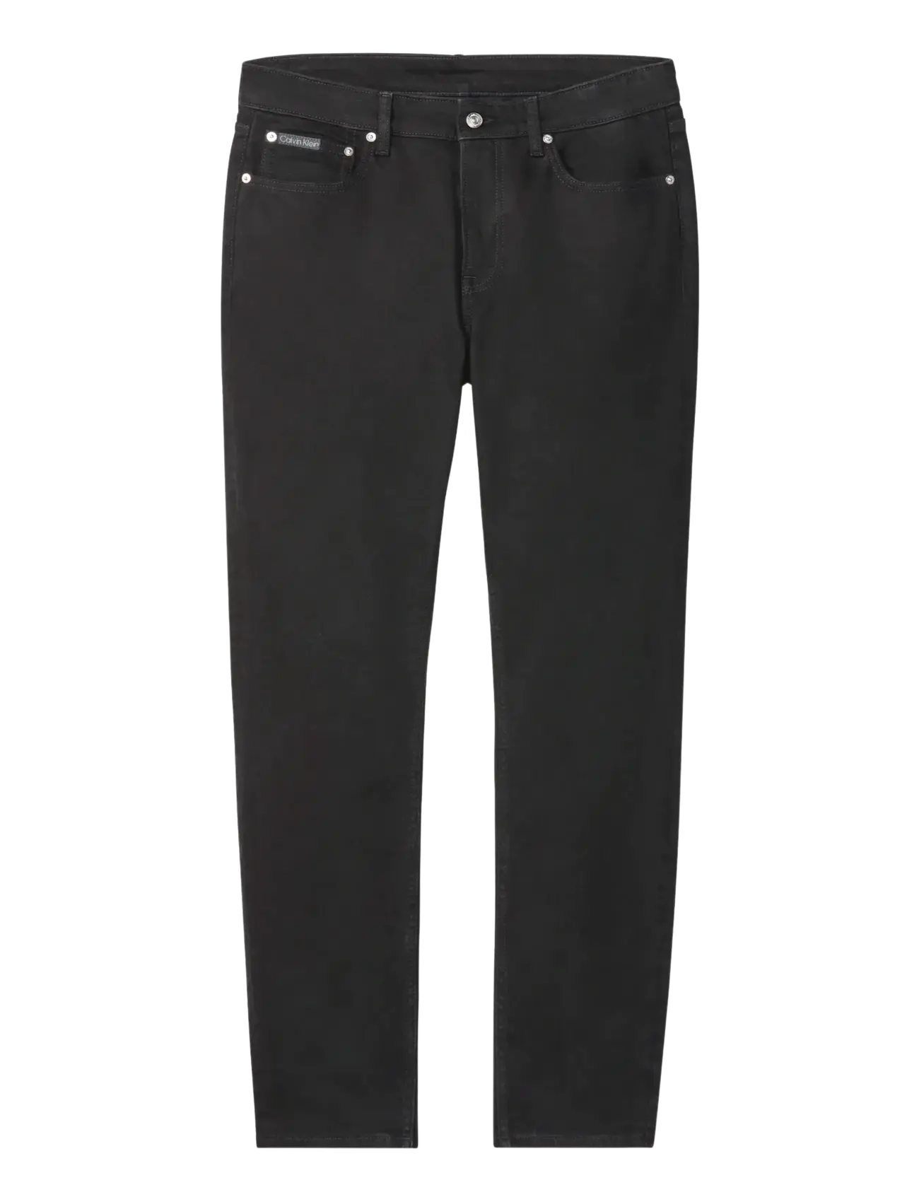 Calvin Klein Jeans SLIM TAPER CK CLASSIC BLACK JEAN - Vaatteet - CK CLASSIC BLACK / black