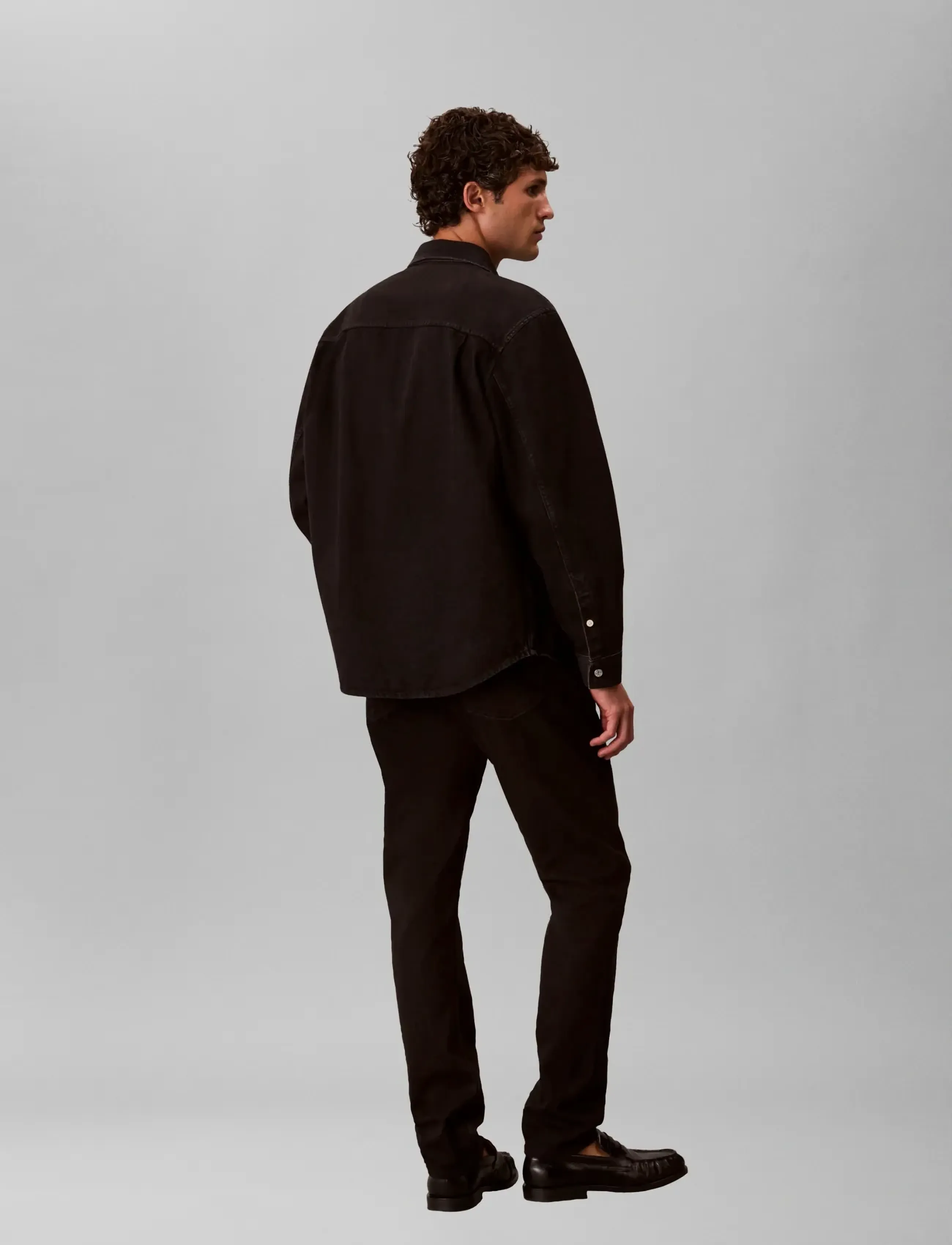 Calvin Klein Jeans - SLIM TAPER CK CLASSIC BLACK JEAN - regular jeans - ck classic black - 2
