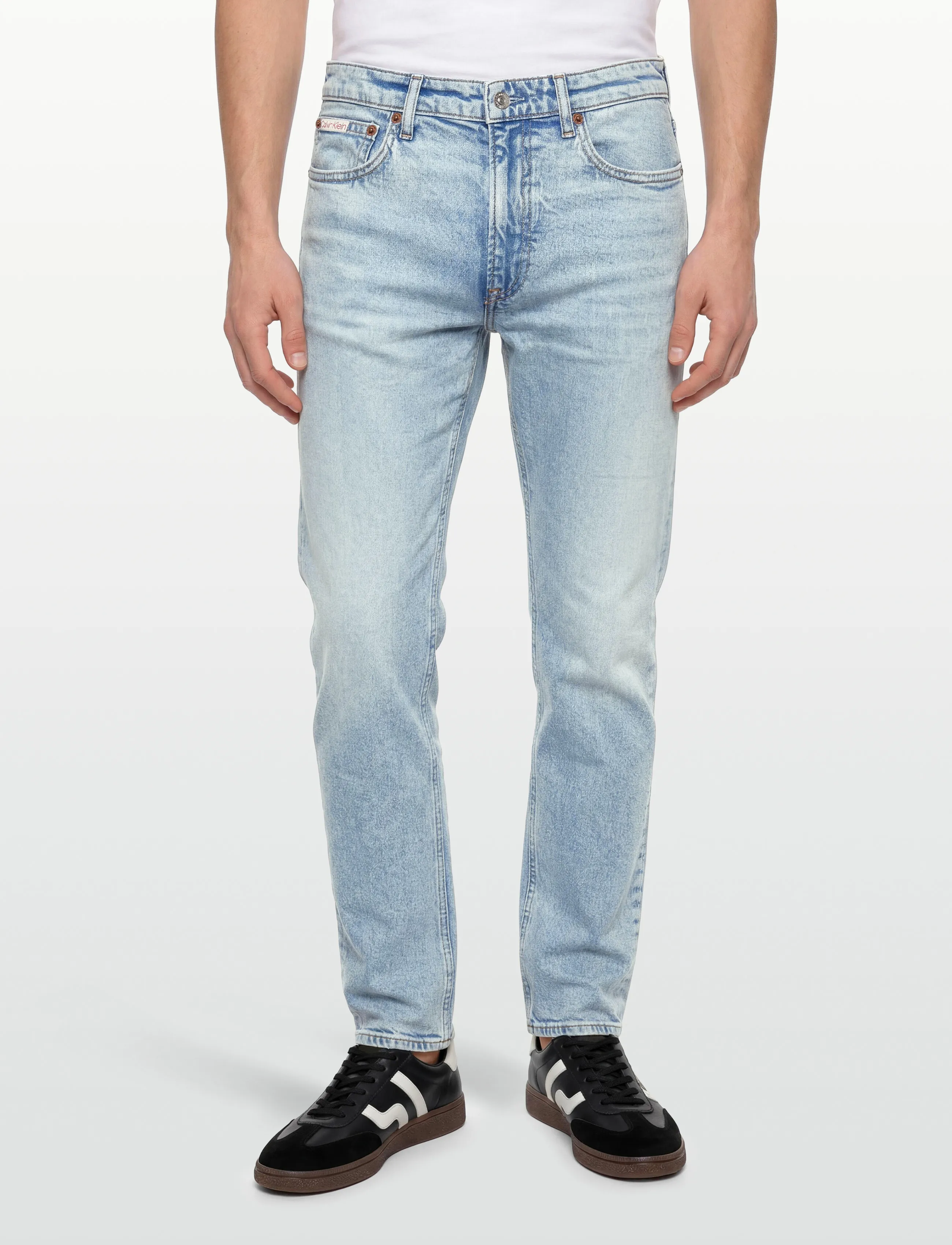Calvin Klein Jeans - SLIM TAPER MARBLED BEACON JEAN - slim fit jeans - marbled beacon - 3