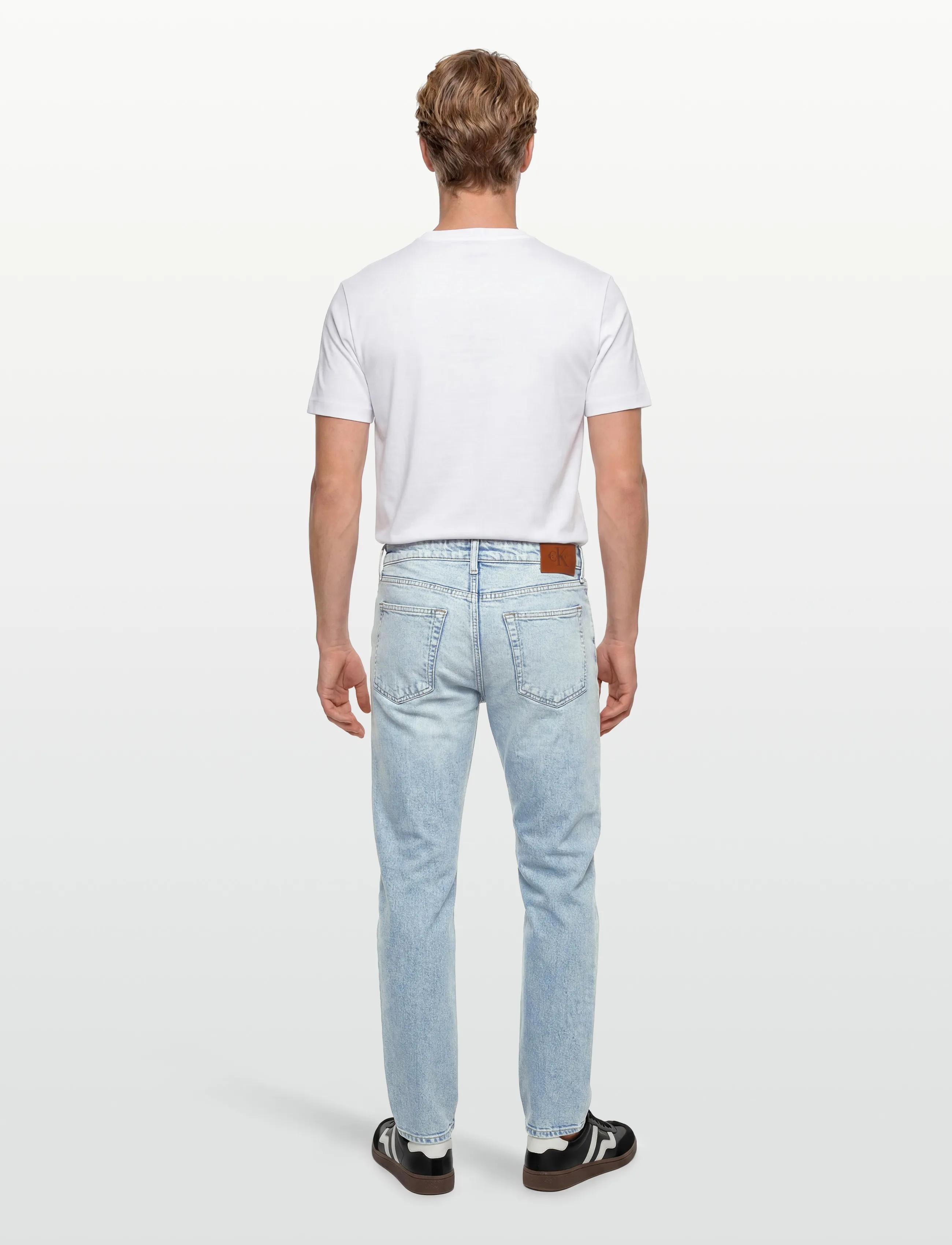 Calvin Klein Jeans - SLIM TAPER MARBLED BEACON JEAN - slim fit jeans - marbled beacon - 4