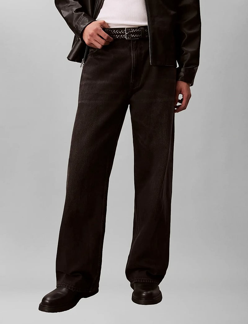 Calvin Klein Jeans - BAGGY AVERY BLACK STONE JEAN - alt laienevad teksad - avery black stone - 3