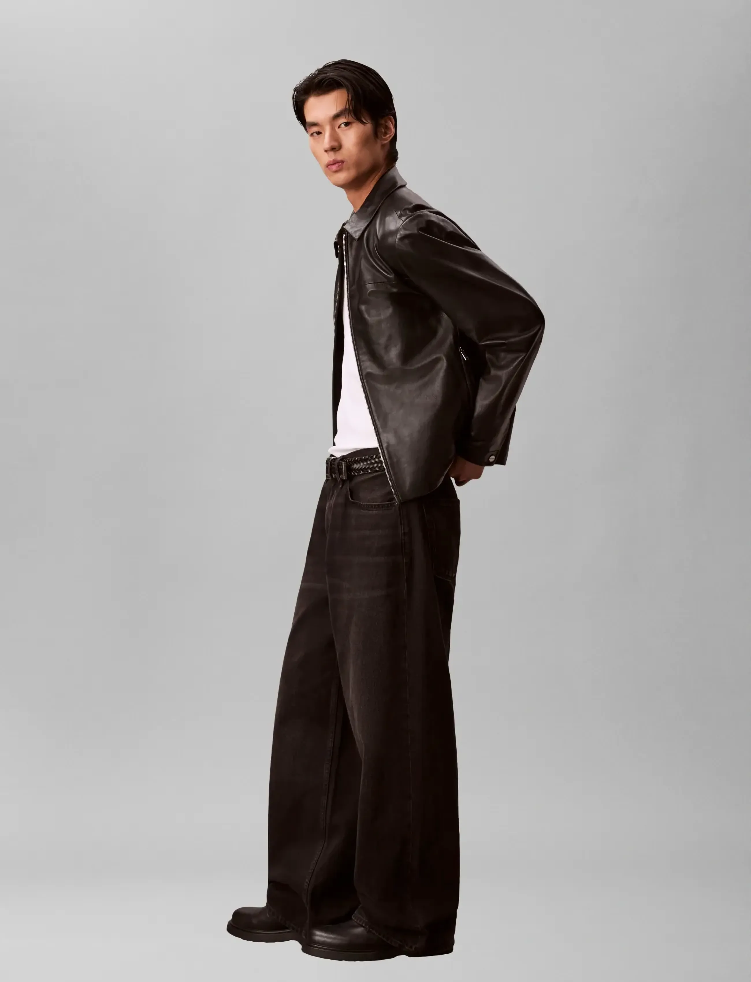 Calvin Klein Jeans - BAGGY AVERY BLACK STONE JEAN - loose jeans - avery black stone - 4