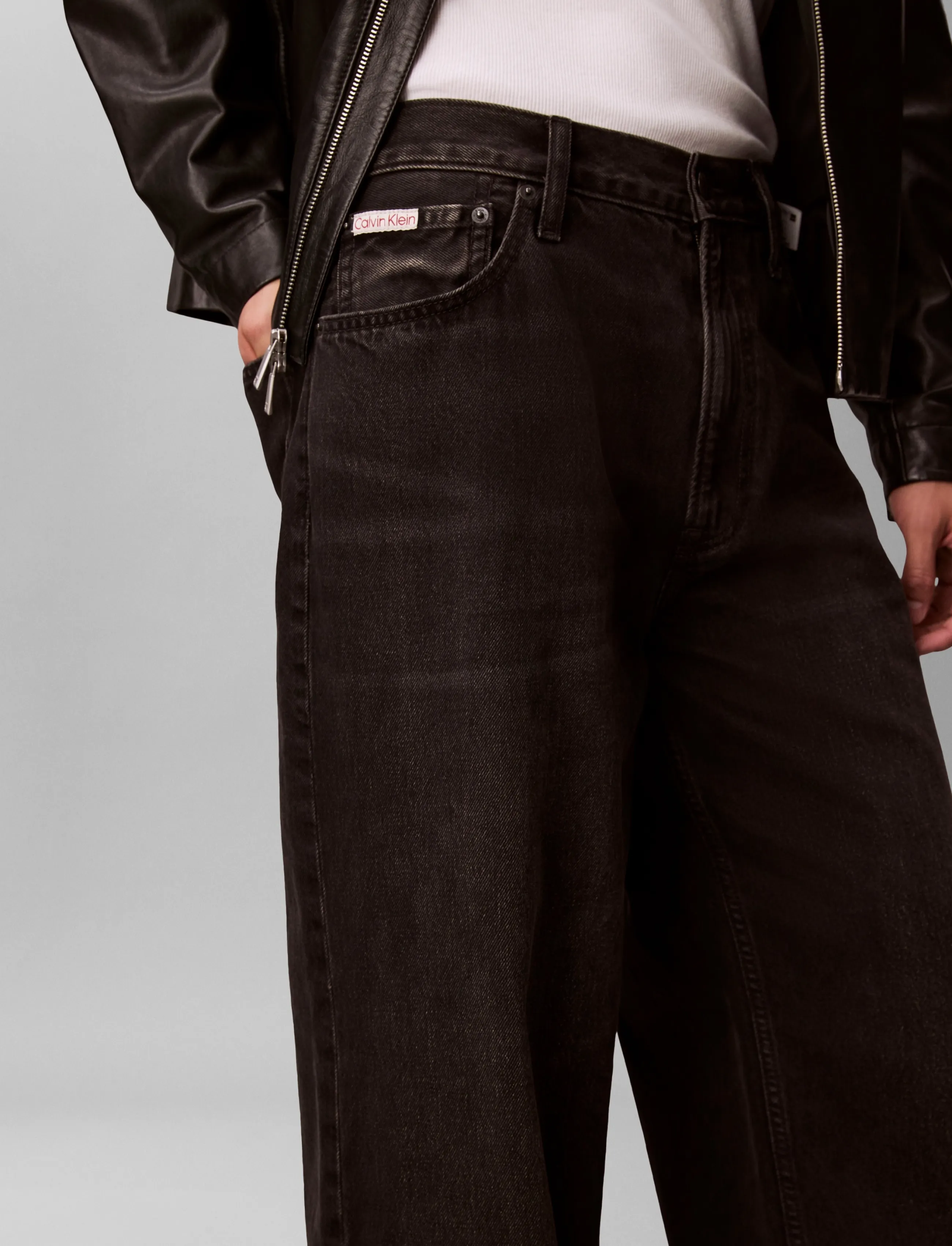 Calvin Klein Jeans - BAGGY AVERY BLACK STONE JEAN - loose jeans - avery black stone - 5