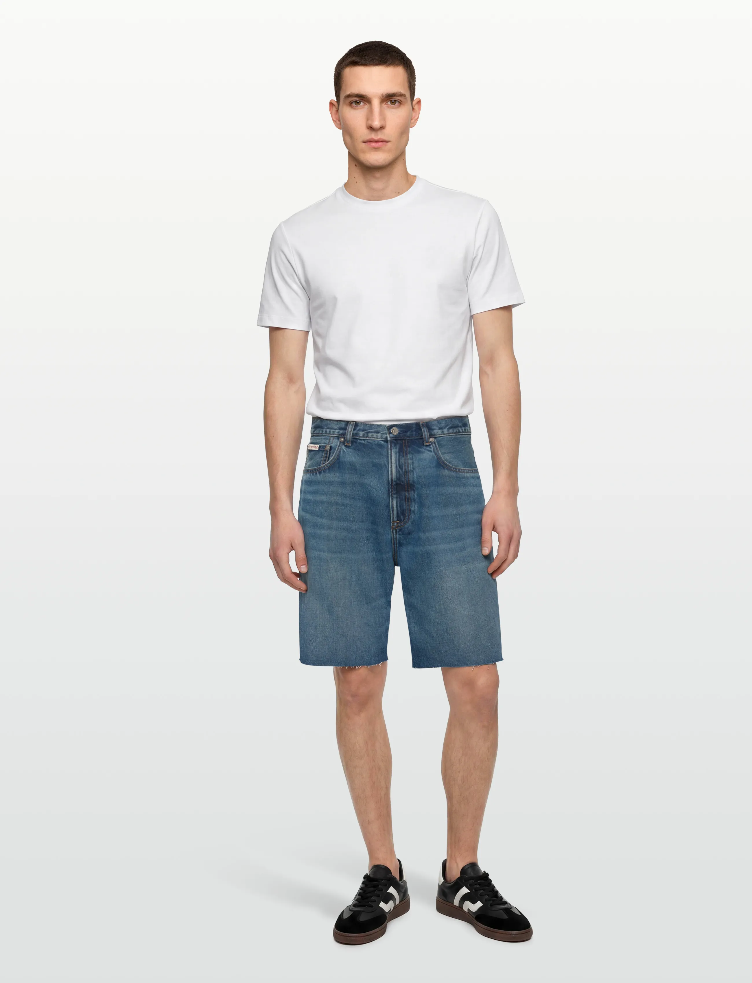 Calvin Klein Jeans 90S Short Greenwood, 28, Shorts, Blau - Denim Männerswear