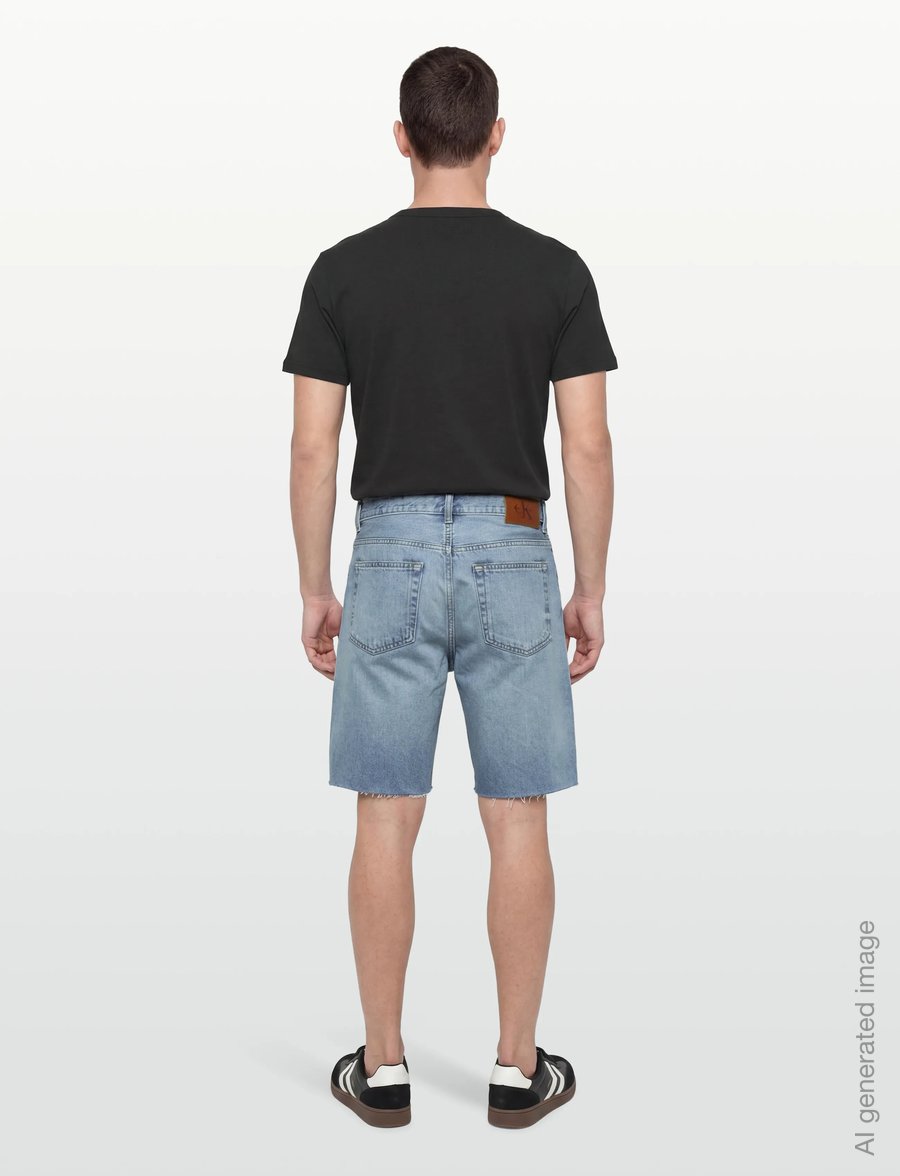 Calvin Klein Jeans - 90S SHORT LT BLUE WAVE - jorts - lt blue wave - 4