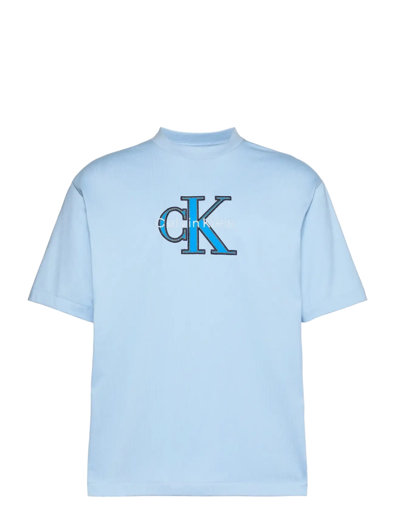 Calvin Klein Jeans - SS 16S ELEVATED MONOLOGO TEE - breezy blue - 1