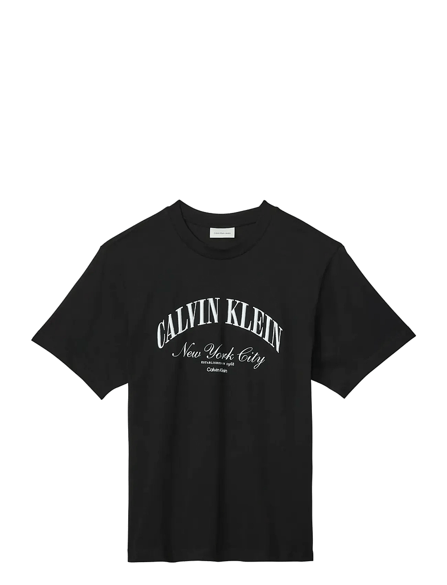 Calvin Klein Jeans - 20S MARCH GRAPHIC SEASONAL FASHI - short-sleeved t-shirts - black - 1