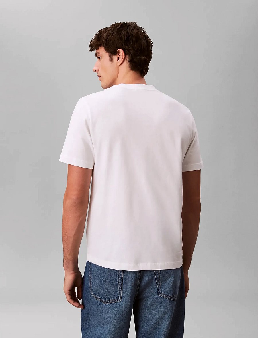 Calvin Klein Jeans - 20S MARCH GRAPHIC SEASONAL FASHI - lühikeste varrukatega t-särgid - bright white - 2