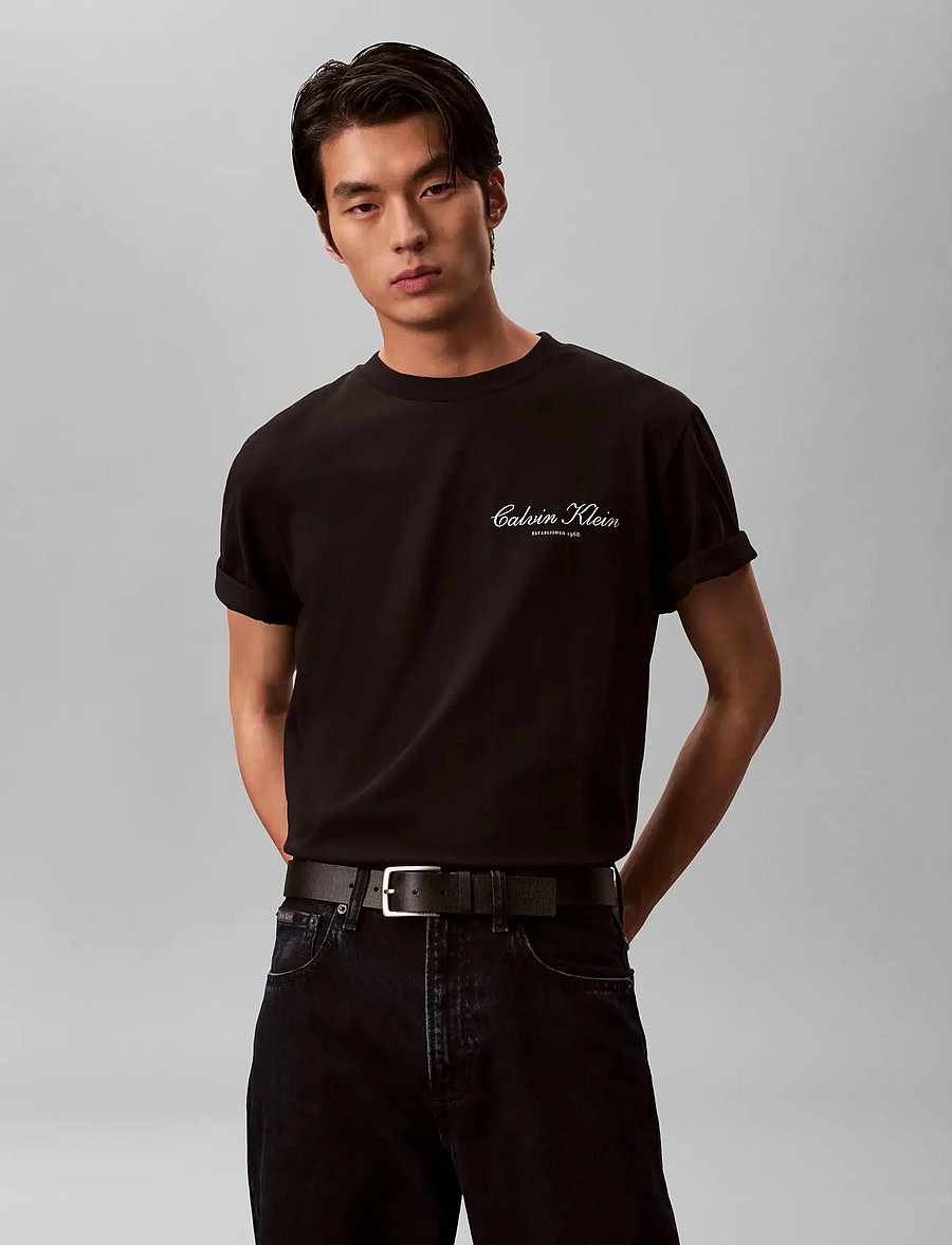 Calvin Klein Jeans - 20S MARCH GRAPHIC SEASONAL FASHI - kurzärmelige t-shirts - black - 3