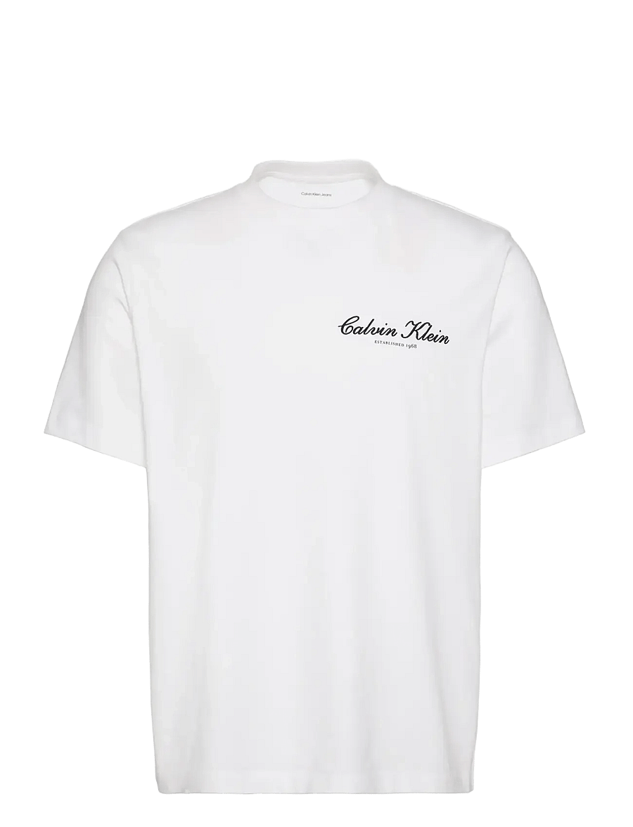 Calvin Klein Jeans - 20S MARCH GRAPHIC SEASONAL FASHI - short-sleeved t-shirts - bright white - 1