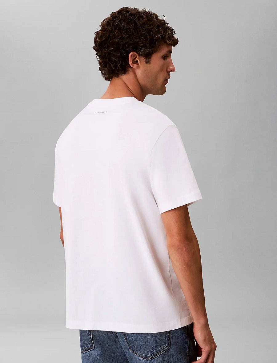 Calvin Klein Jeans - 20S MARCH GRAPHIC SEASONAL FASHI - short-sleeved t-shirts - bright white - 2