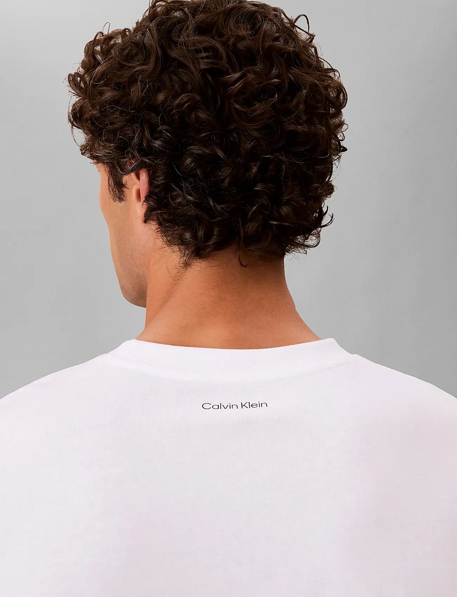 Calvin Klein Jeans - 20S MARCH GRAPHIC SEASONAL FASHI - short-sleeved t-shirts - bright white - 4