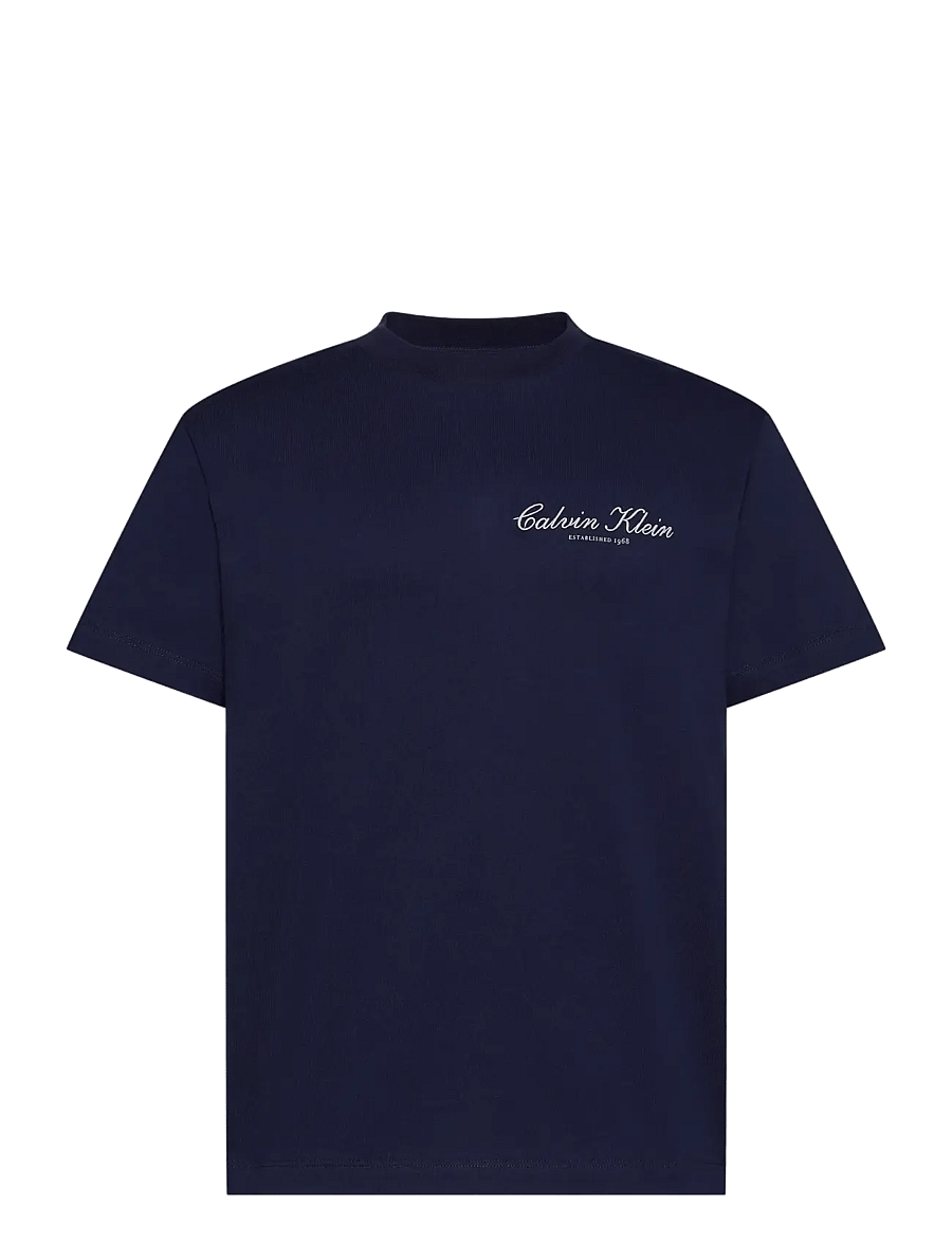 Calvin Klein Jeans - 20S MARCH GRAPHIC SEASONAL FASHI - short-sleeved t-shirts - evening blue - 1