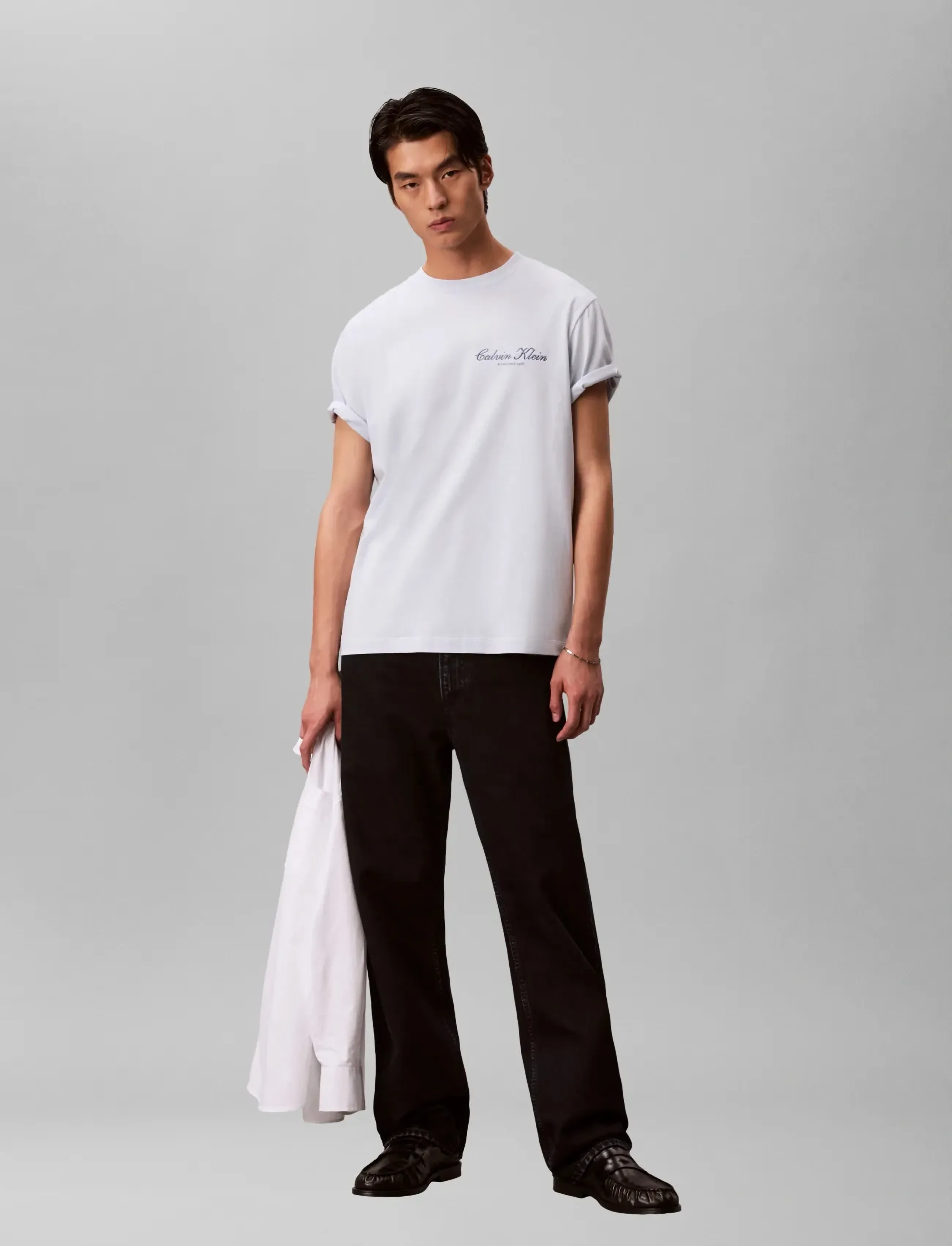 Calvin Klein Jeans 20S MARCH GRAPHIC SEASONAL FASHI - Calvin Klein Jeans - PLEIN AIR / white