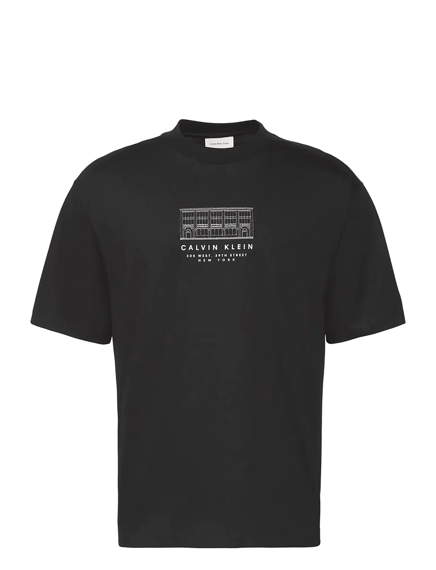 Calvin Klein Jeans - 16S MARCH GRAPHIC SEASONAL FASHI - short-sleeved t-shirts - black - 1