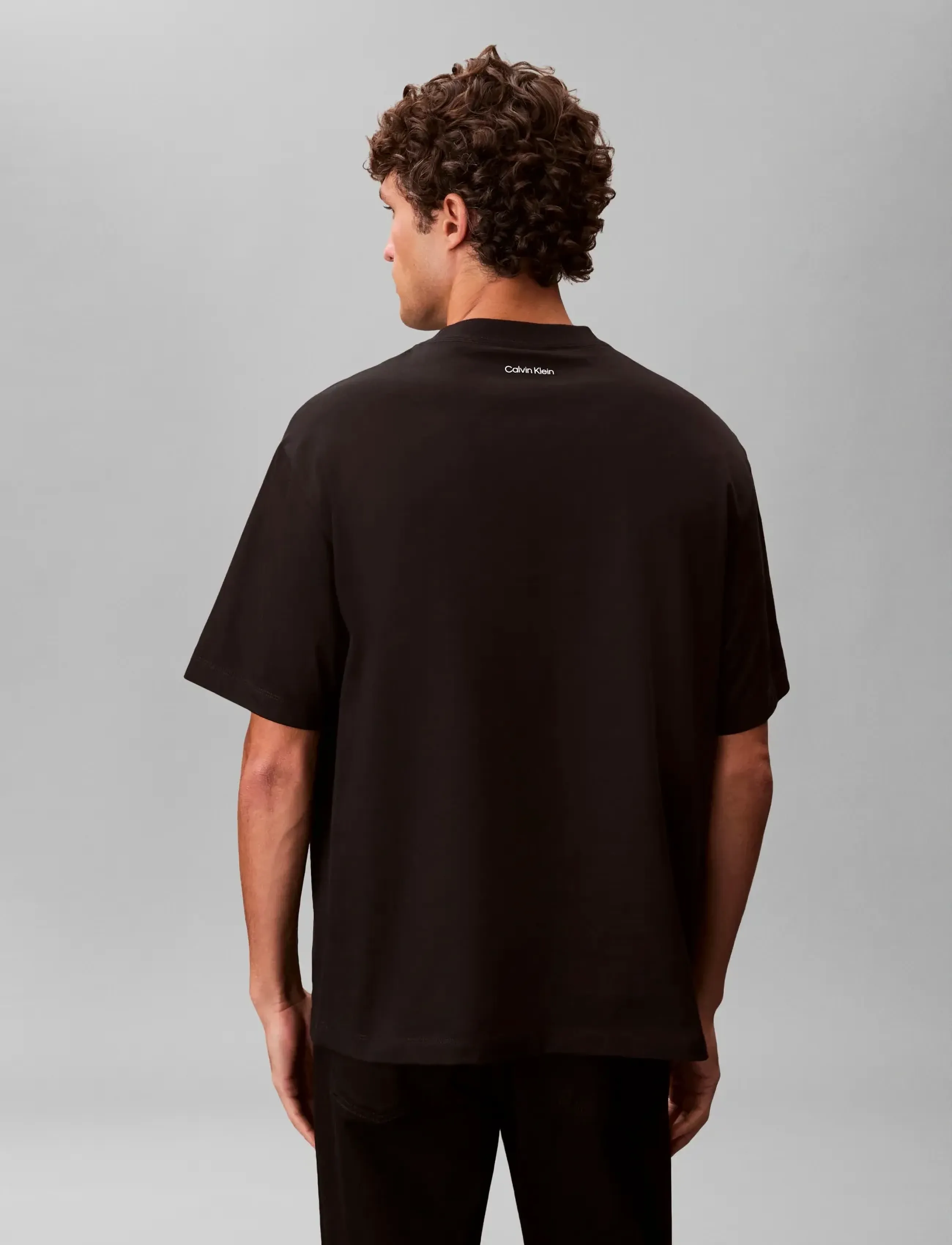 Calvin Klein Jeans - 16S MARCH GRAPHIC SEASONAL FASHI - kortærmede t-shirts - black - 2