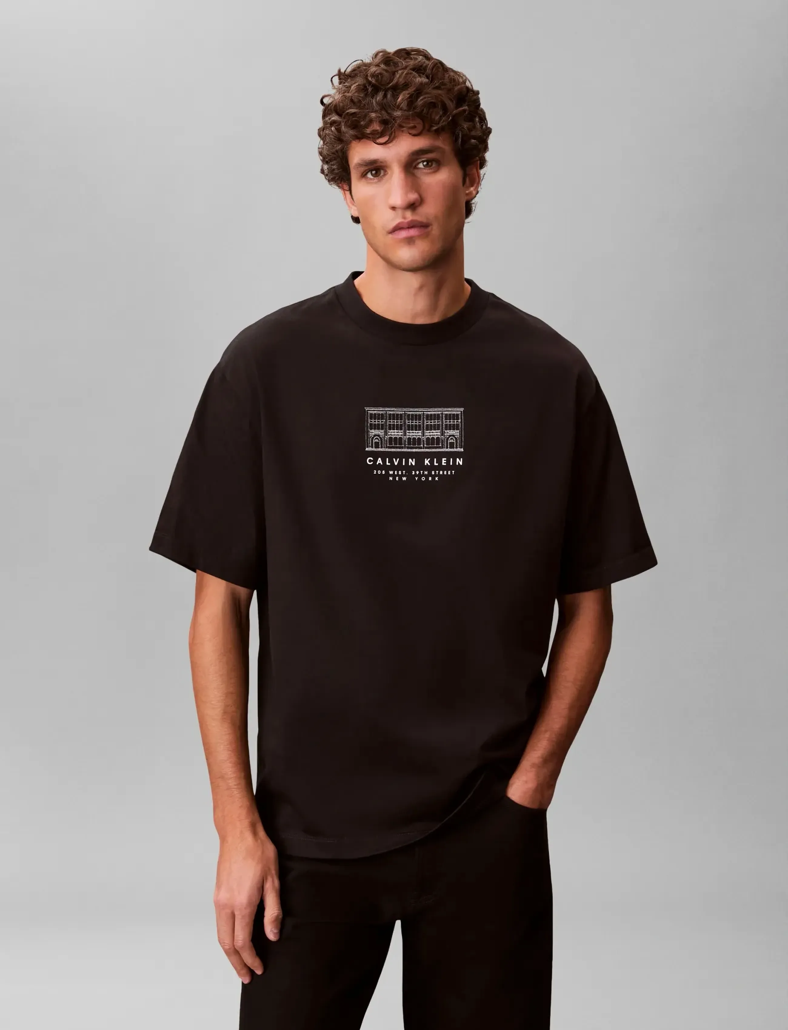 Calvin Klein Jeans - 16S MARCH GRAPHIC SEASONAL FASHI - kortærmede t-shirts - black - 3