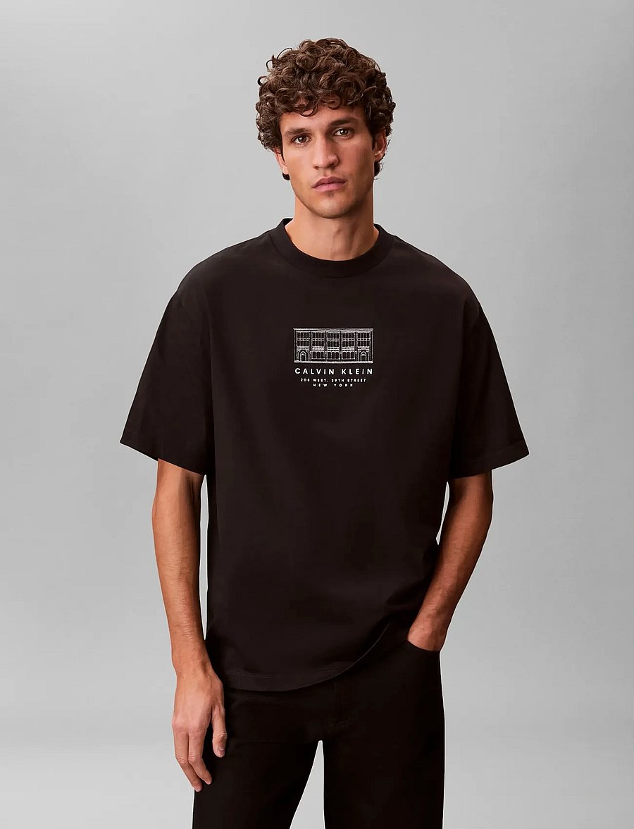 Calvin Klein Jeans - 16S MARCH GRAPHIC SEASONAL FASHI - short-sleeved t-shirts - black - 3