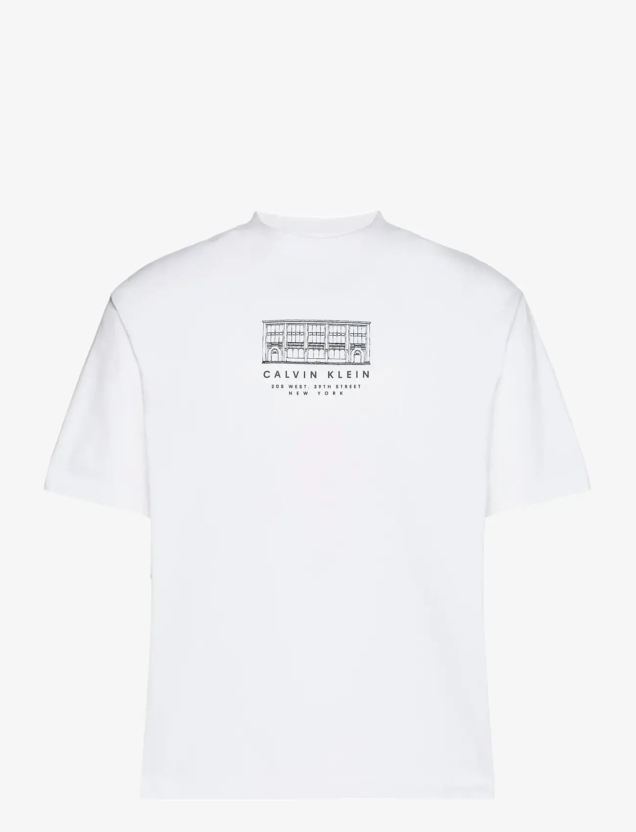 Calvin Klein Jeans - 16S MARCH GRAPHIC SEASONAL FASHI - kortärmade t-shirts - bright white - 1