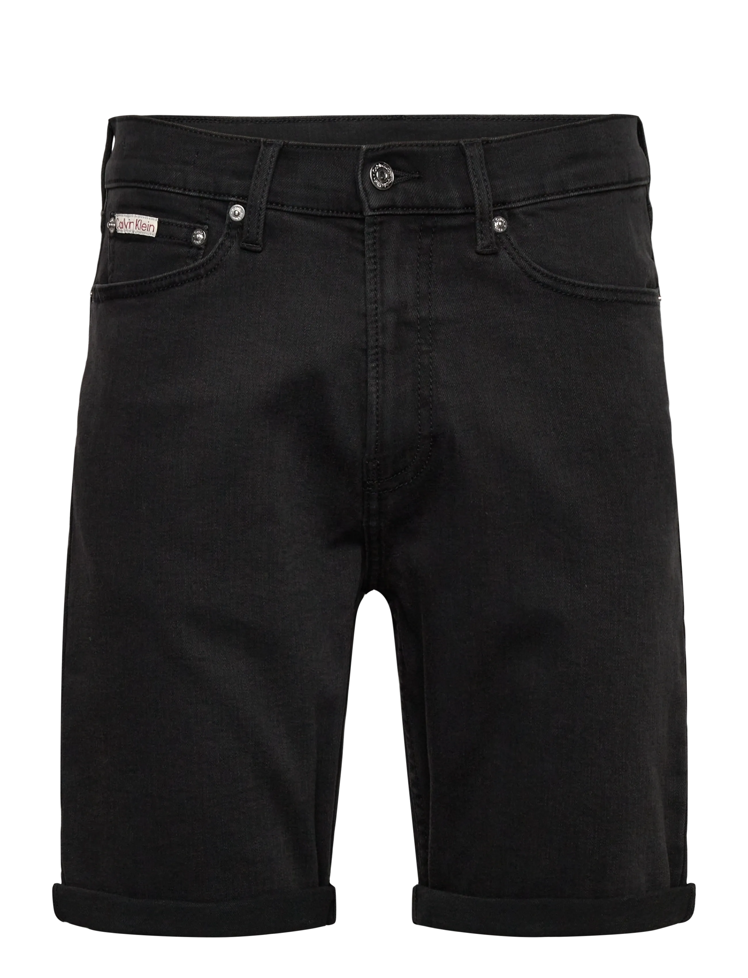 Calvin Klein Jeans SLIM CK ESSENTIAL BLACK SHORT - Shorts - CK ESSENTIAL BLACK / black