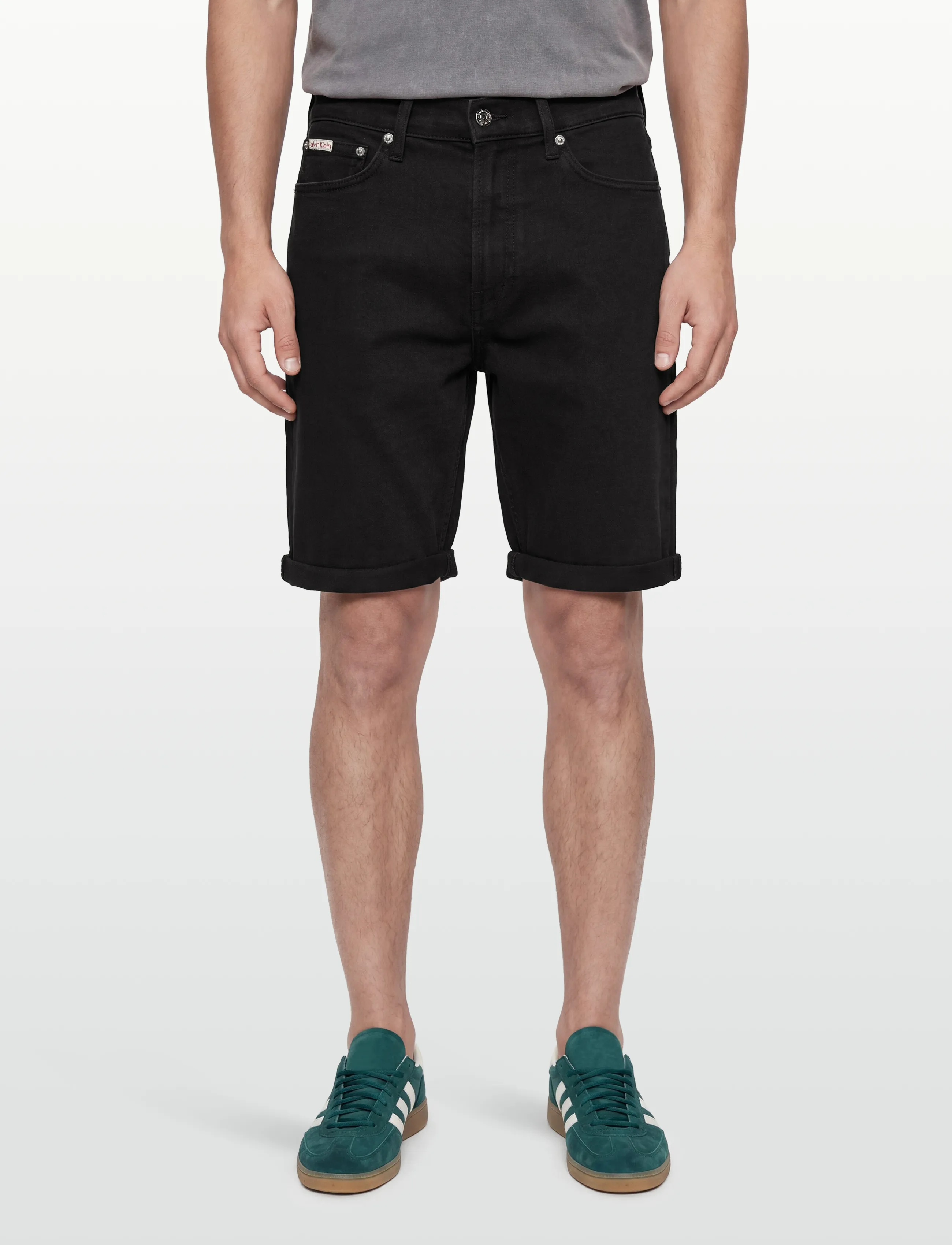 Calvin Klein Jeans - SLIM CK ESSENTIAL BLACK SHORT - jorts - ck essential black - 3