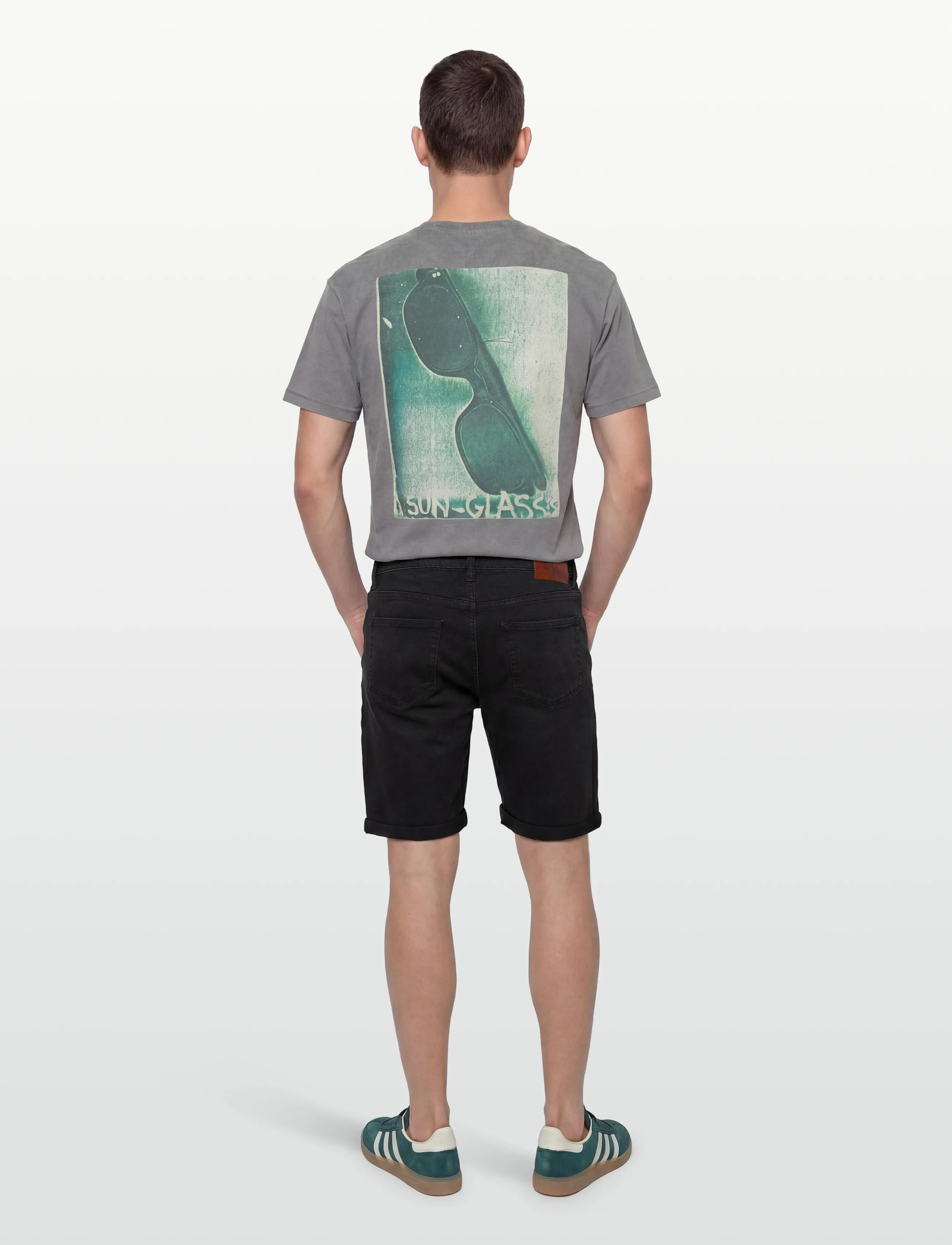Calvin Klein Jeans - SLIM CK ESSENTIAL BLACK SHORT - jorts - ck essential black - 4