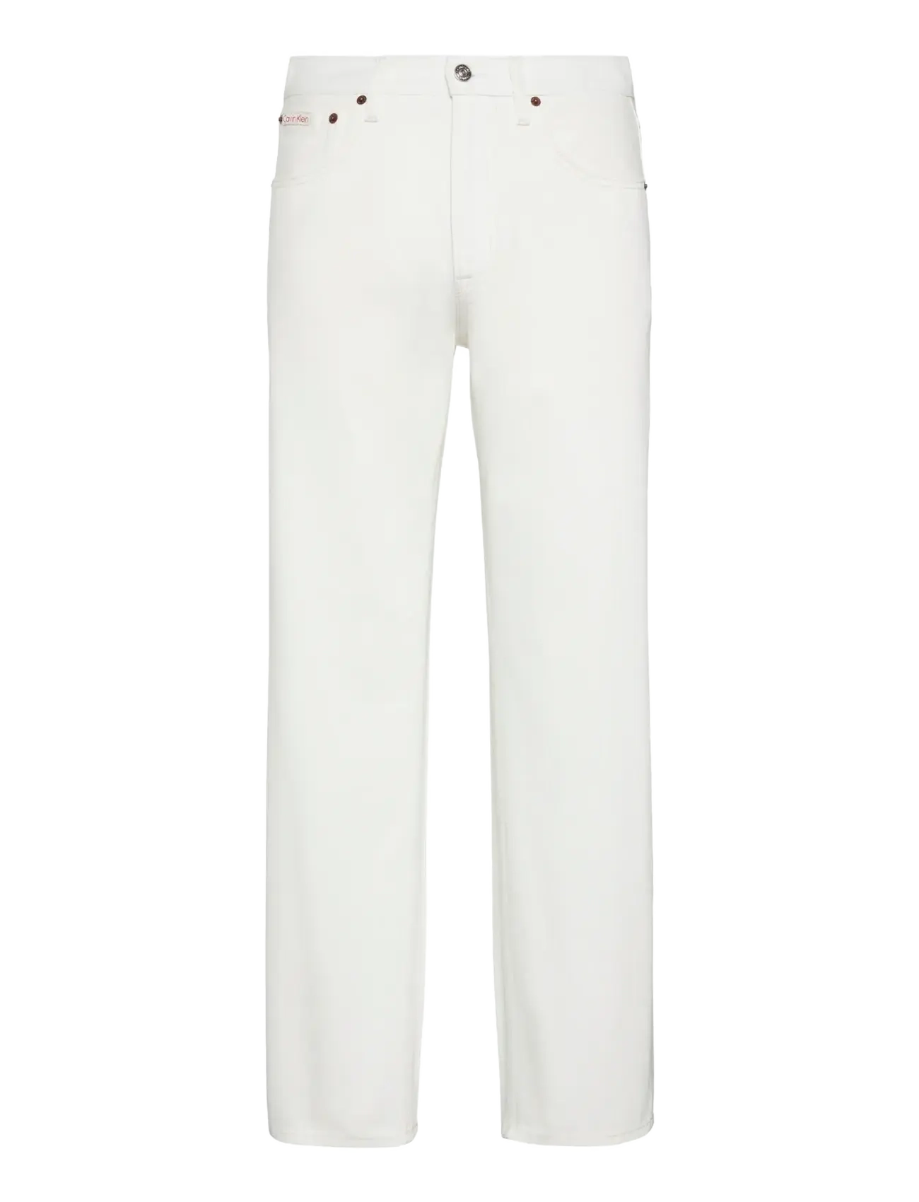 CALVIN KLEIN JEANS 90S Straight Chalk Weiß Jean Weiß - 36x34 - Herren