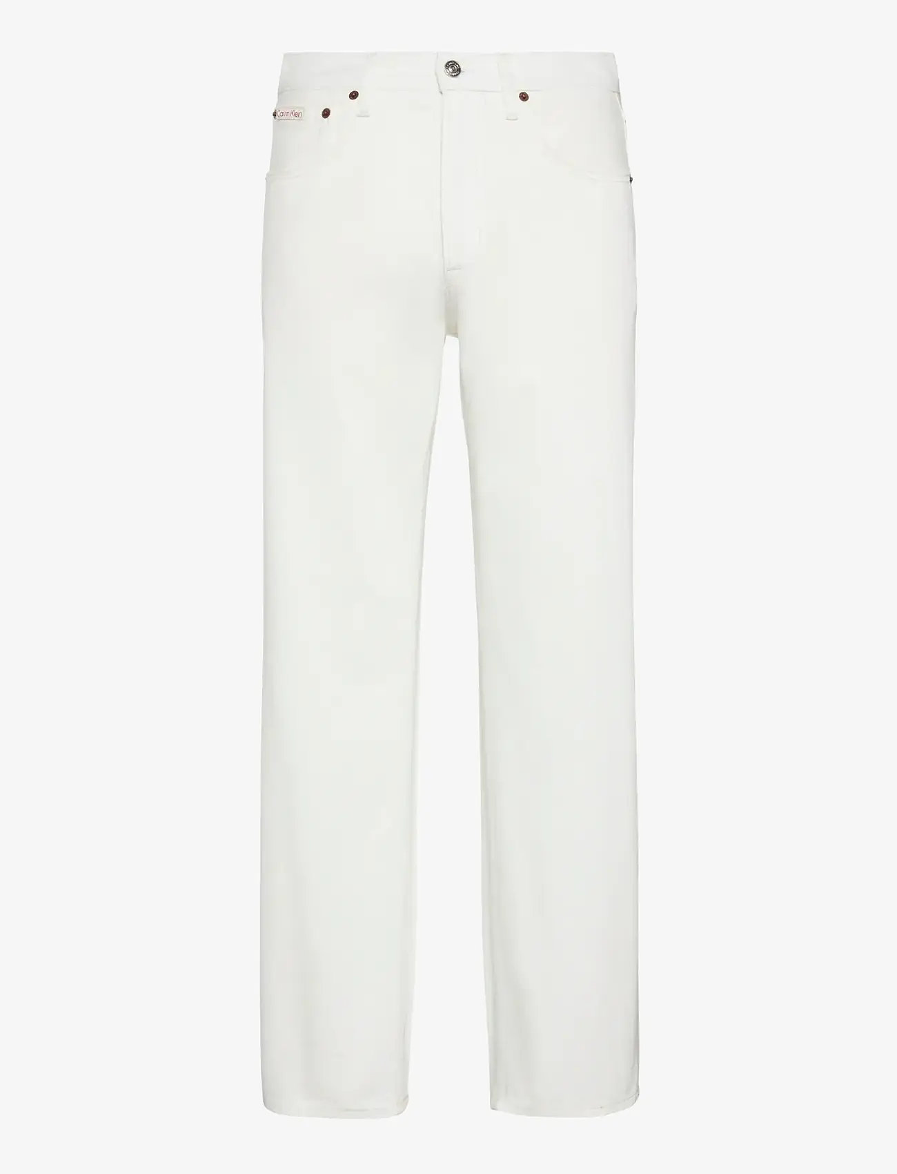 Calvin Klein Jeans - 90S STRAIGHT CHALK WHITE JEAN - regular jeans - chalk white - 1
