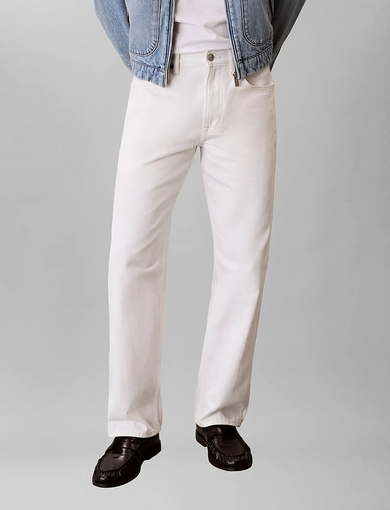 Calvin Klein Jeans - 90S STRAIGHT CHALK WHITE JEAN - regular jeans - chalk white - 3