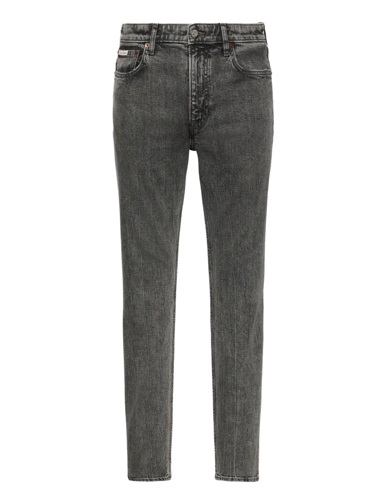 Calvin Klein Jeans SLIM TAPER OYSTER GREY JEAN - Klær - OYSTER GREY / grey