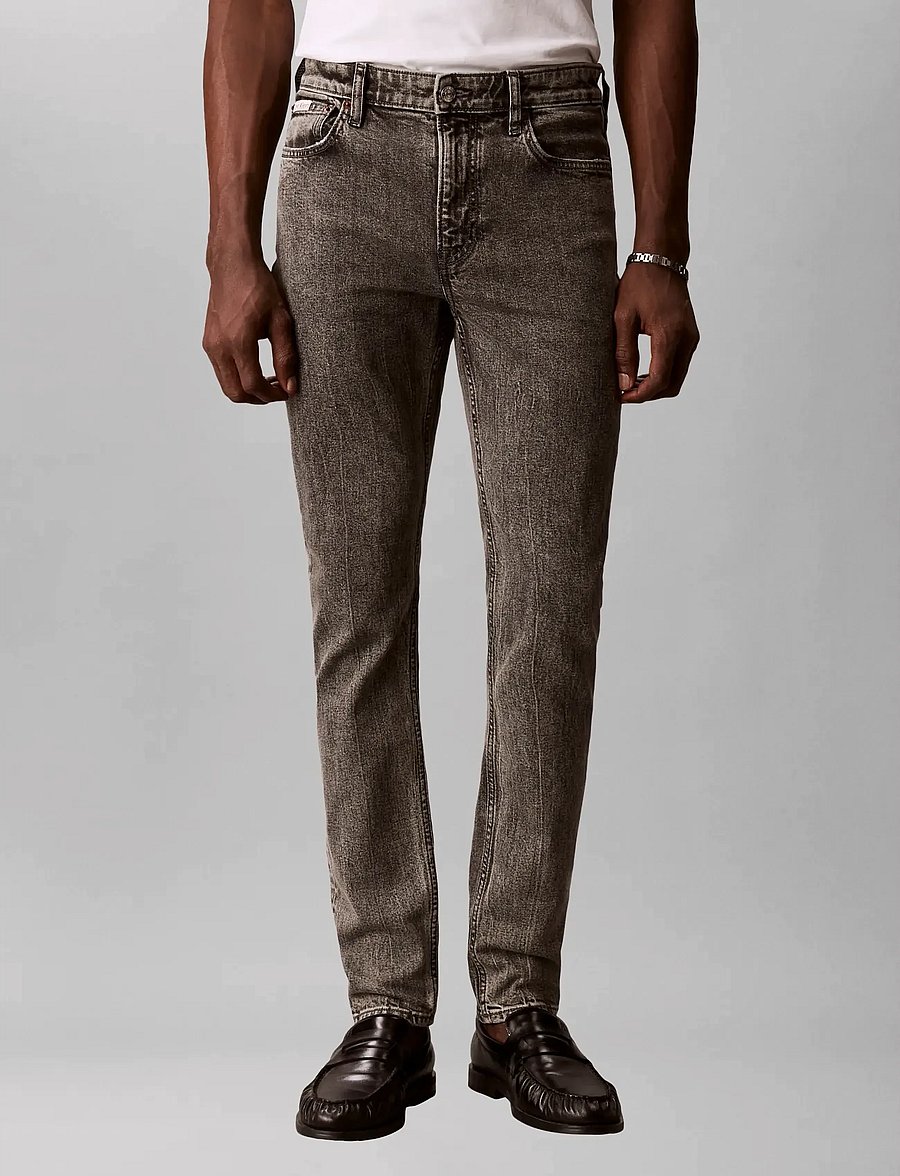 Calvin Klein Jeans - SLIM TAPER OYSTER GREY JEAN - slim jeans - oyster grey - 3