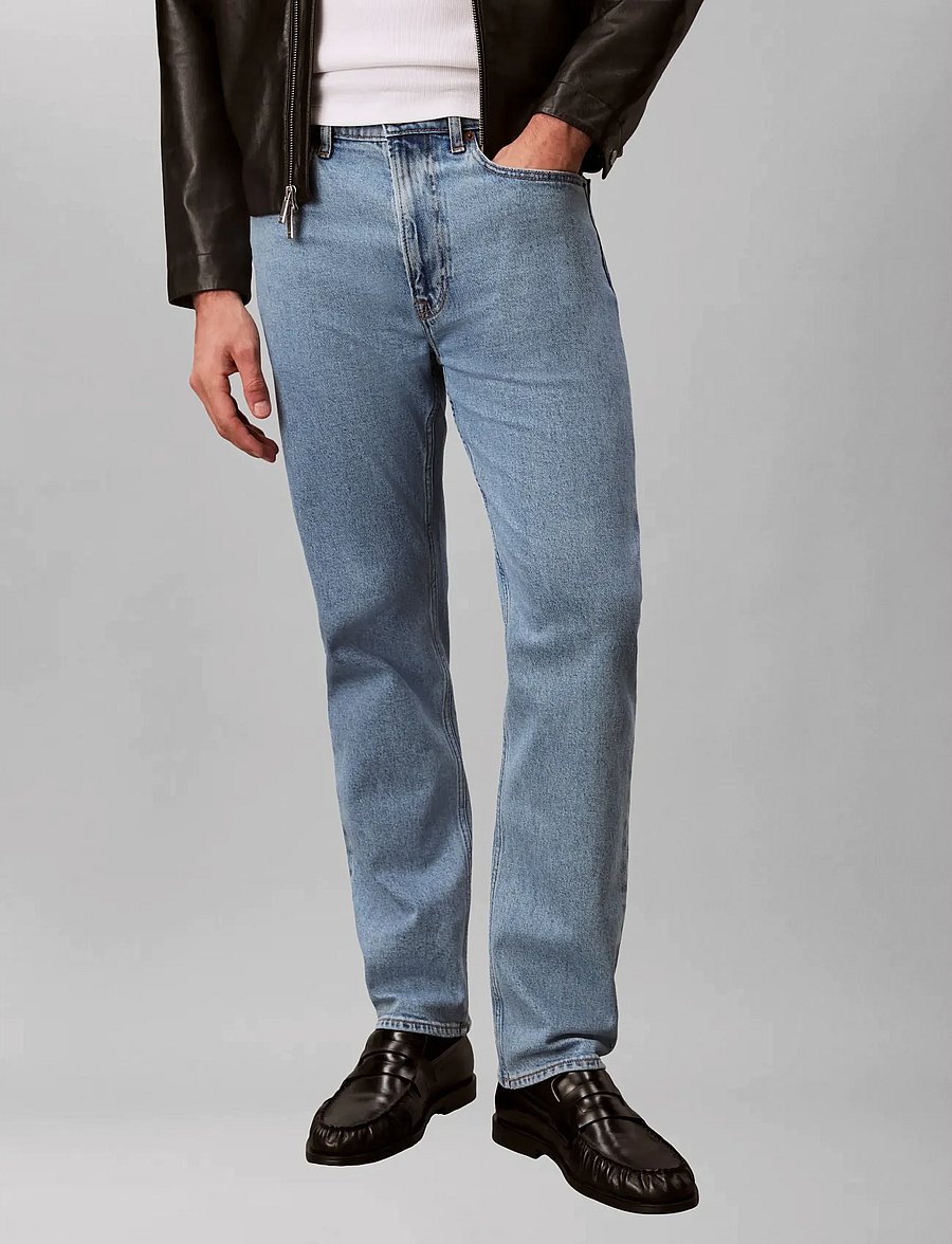 Calvin Klein Jeans - STANDARD STRAIGHT ADAM LT STONE - normale jeans - adam lt stone - 3