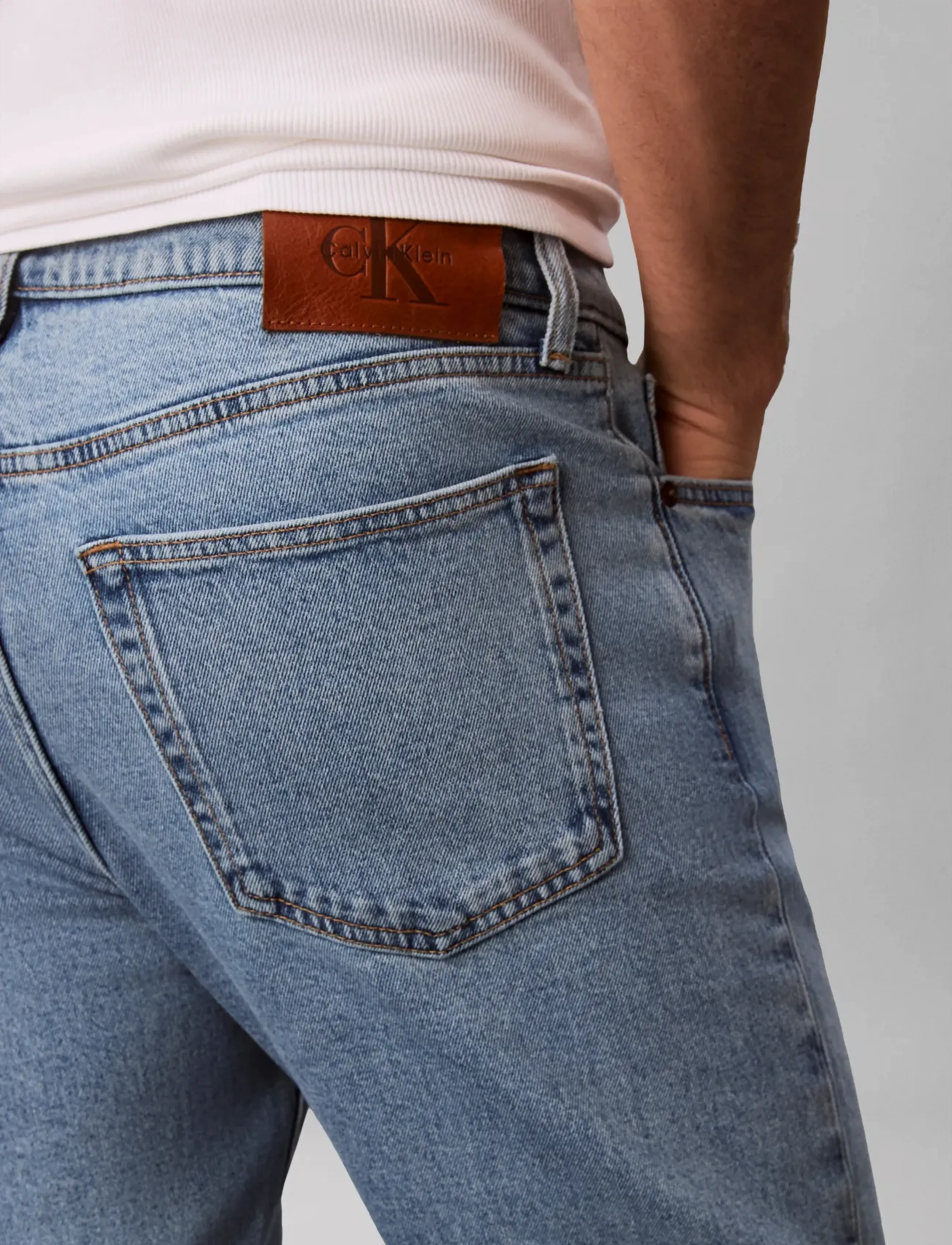 Calvin Klein Jeans - STANDARD STRAIGHT ADAM LT STONE - regular jeans - adam lt stone - 5