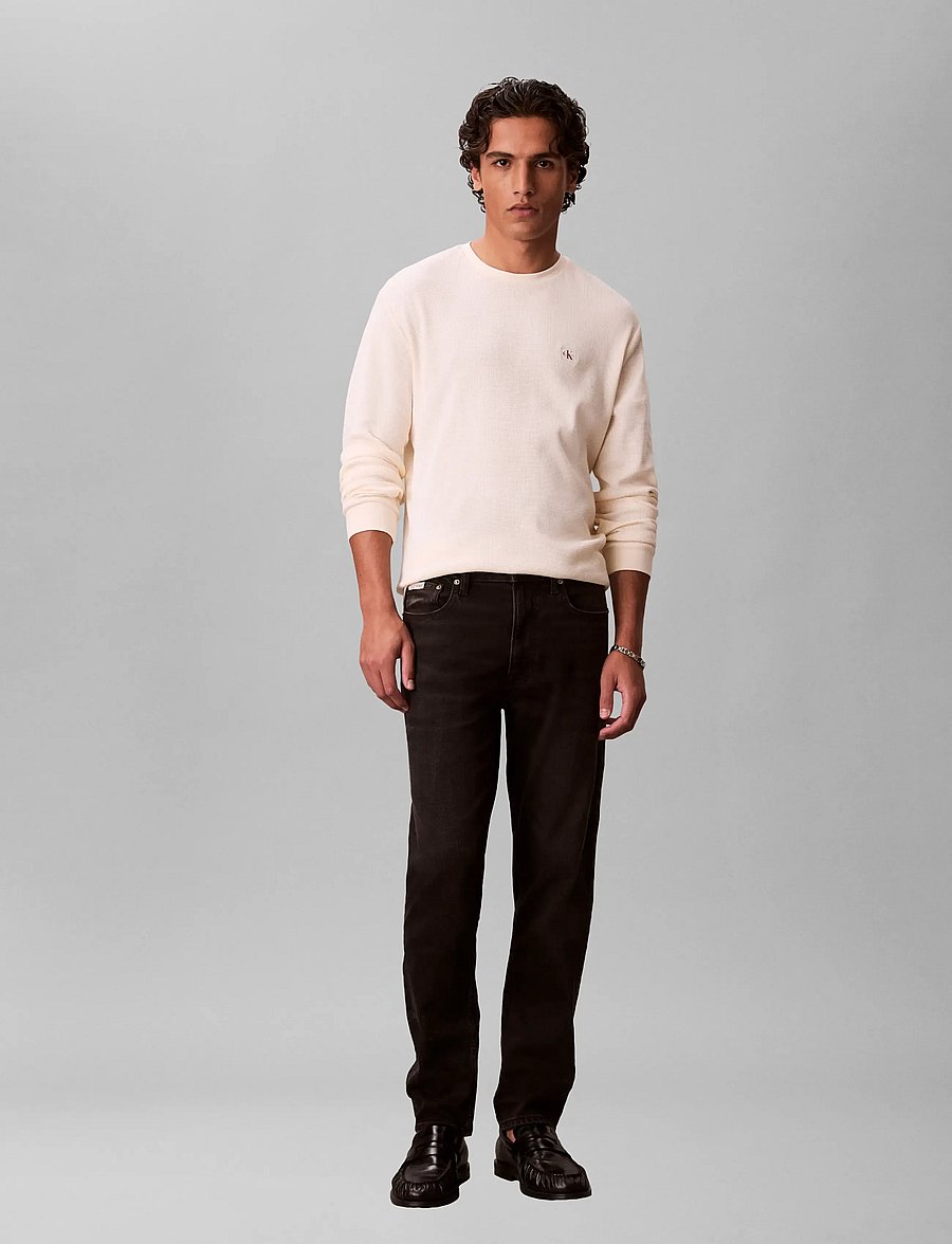 Calvin Klein Jeans - CLASSIC TAPER AVERY BLACK STONE - slim fit jeans - avery black stone - 0
