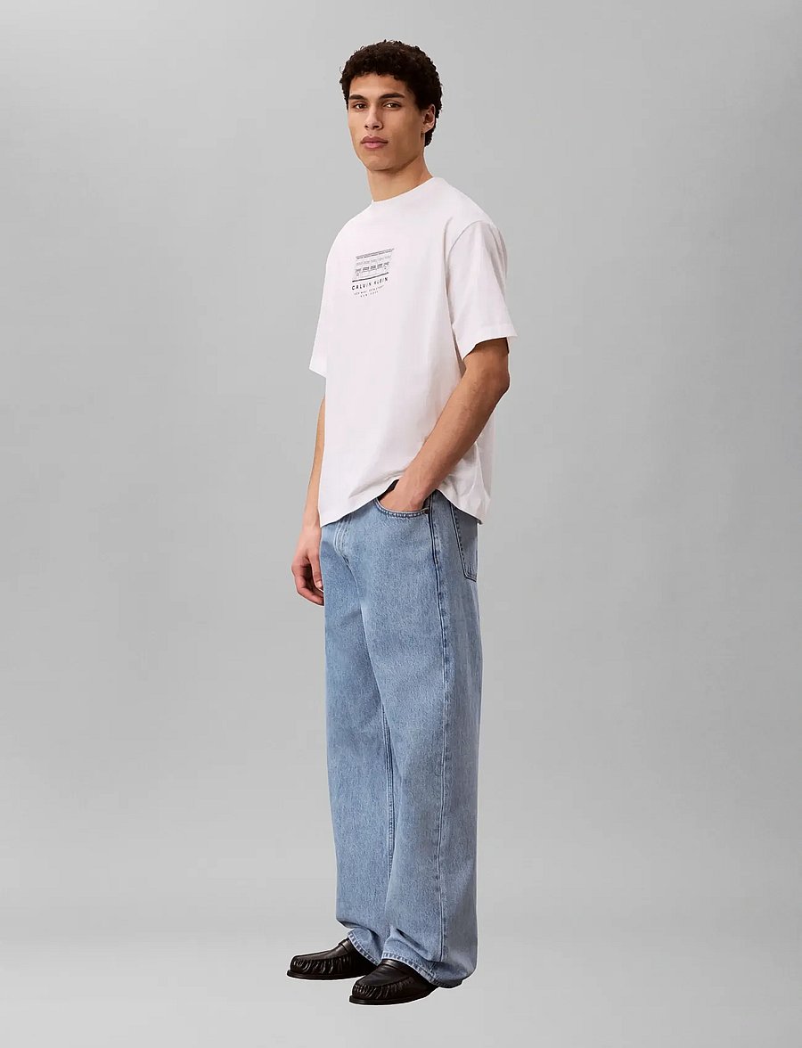 Calvin Klein Jeans - BAGGY ADAM LT STONE JEAN - weite jeans - adam lt stone - 3