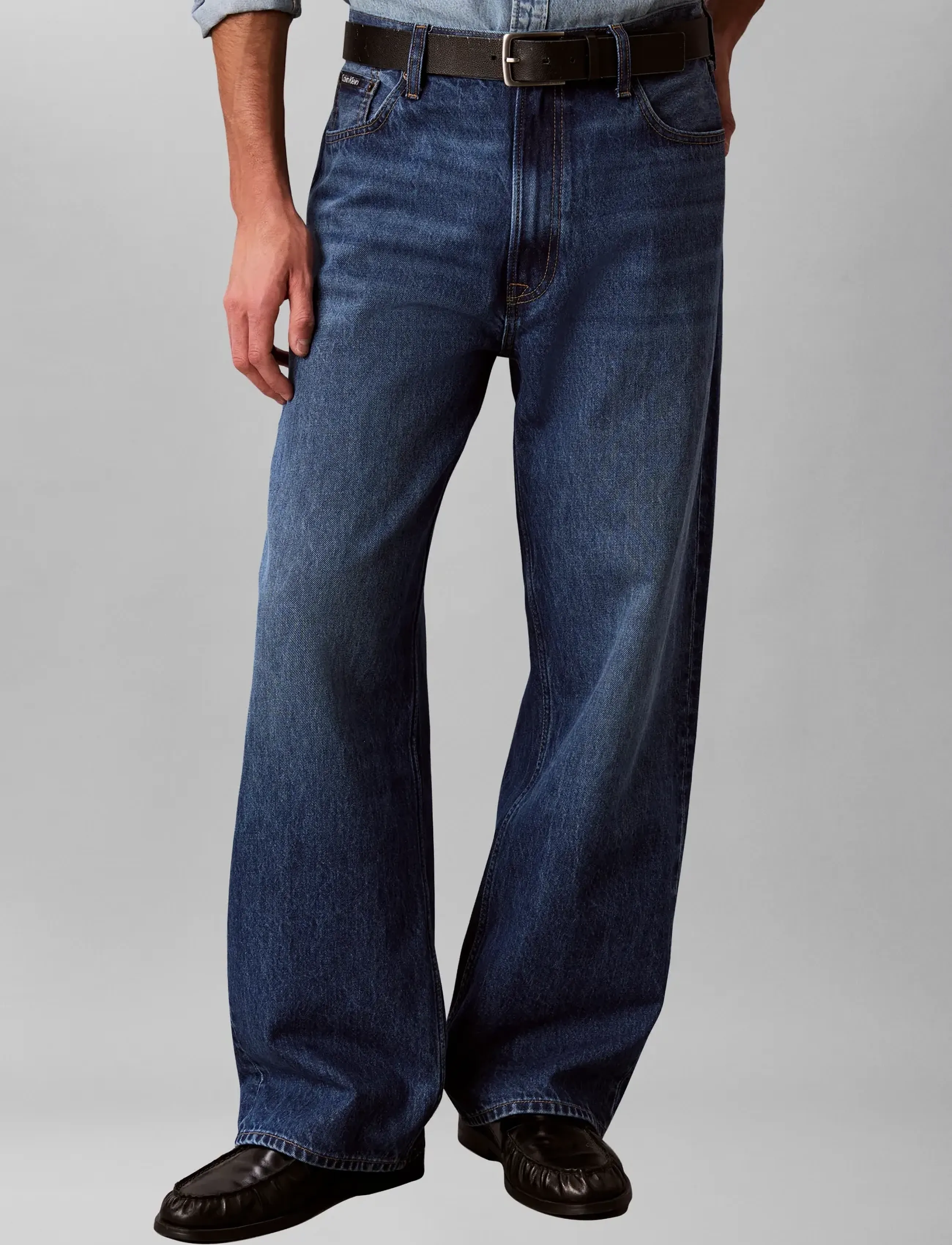Calvin Klein Jeans Baggy Indigo Julius Jean, Baggy Jeans, Blå, Str: 34 x 34