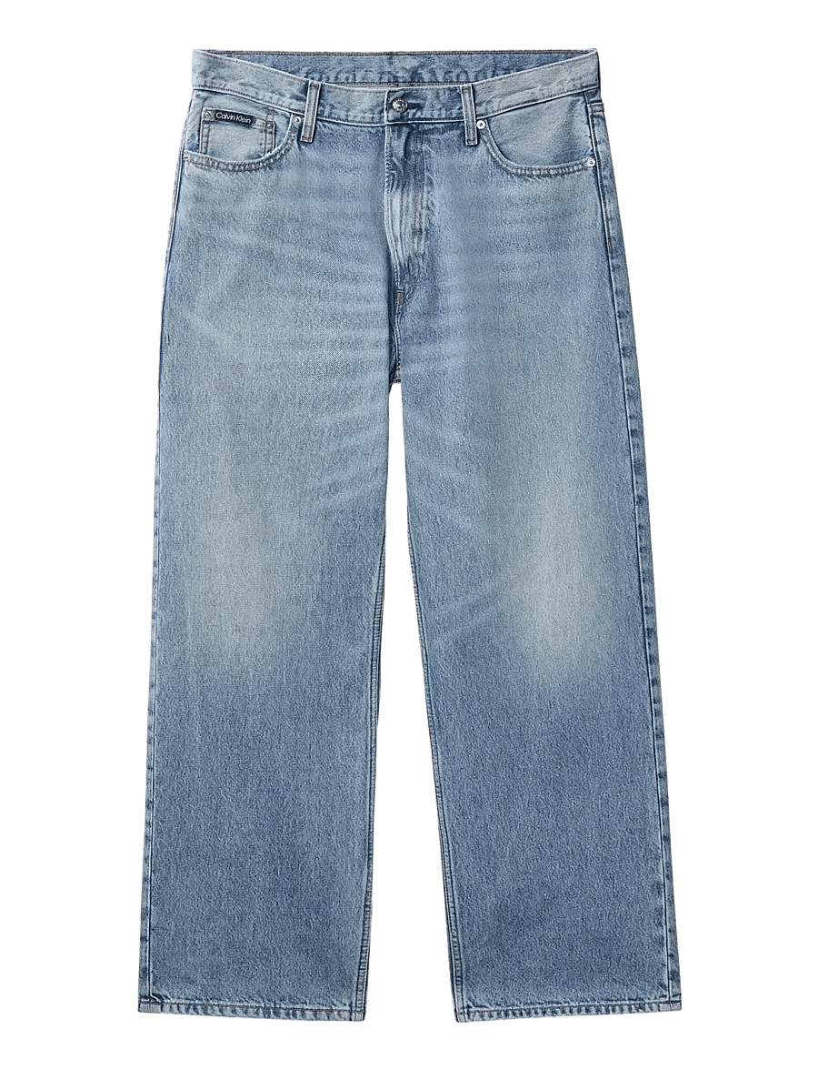 Calvin Klein Jeans - BAGGY SILVER STREAM JEAN NO DEST - loose jeans - silver stream no destroy - 1
