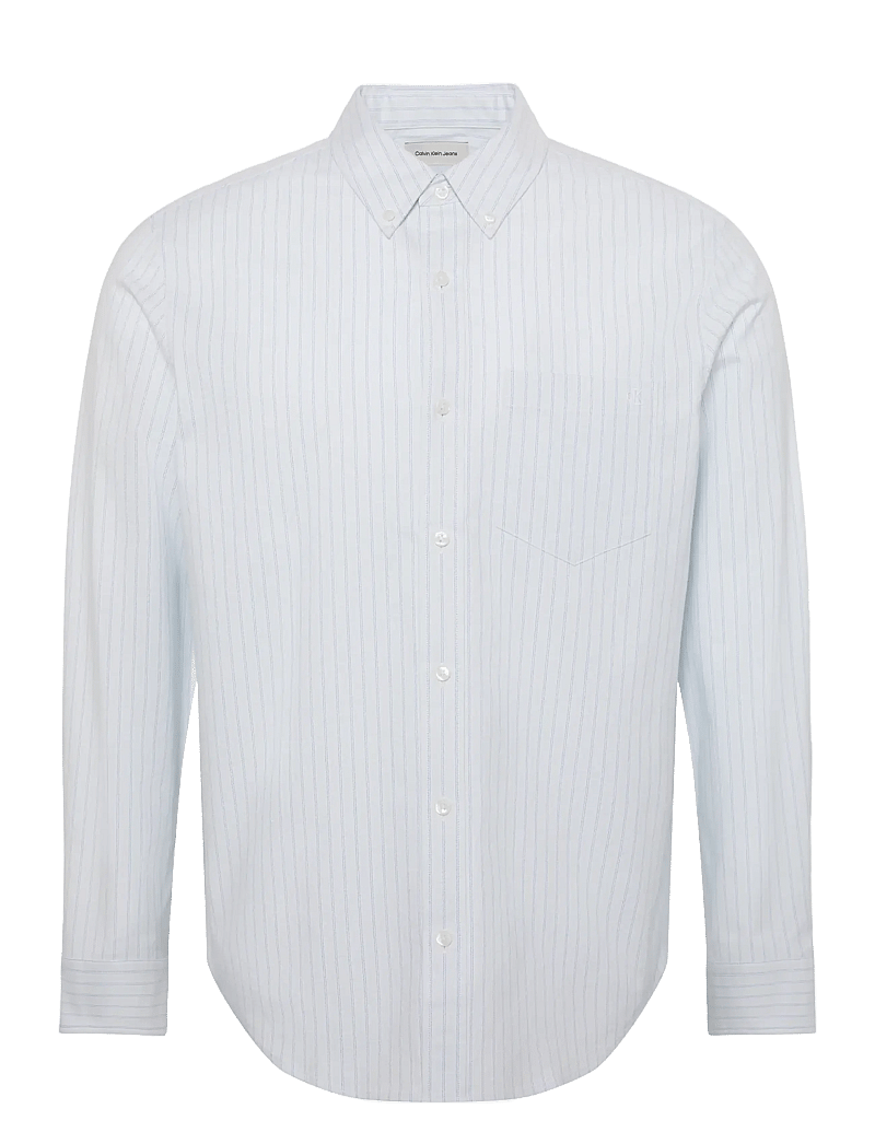 Calvin Klein Jeans - LS YD STRIPE OXFORD CLASSIC SHIR - oxford skjorter - ballad blue - 1