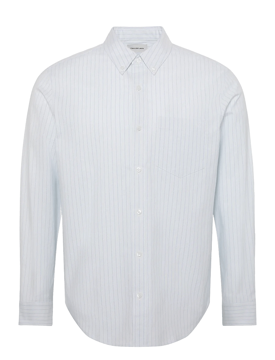 Calvin Klein Jeans - LS YD STRIPE OXFORD CLASSIC SHIR - oxfordi särgid - ballad blue - 1