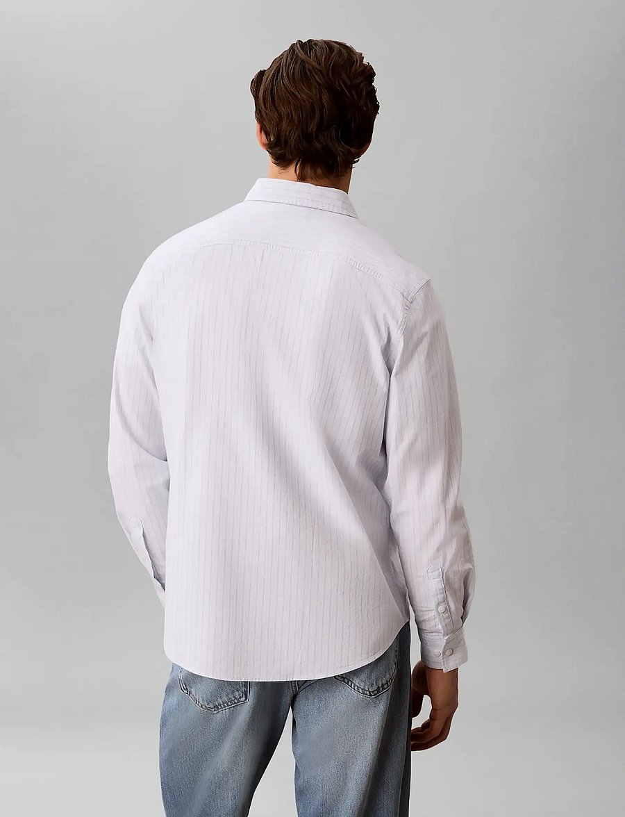 Calvin Klein Jeans - LS YD STRIPE OXFORD CLASSIC SHIR - oxfordi särgid - ballad blue - 5