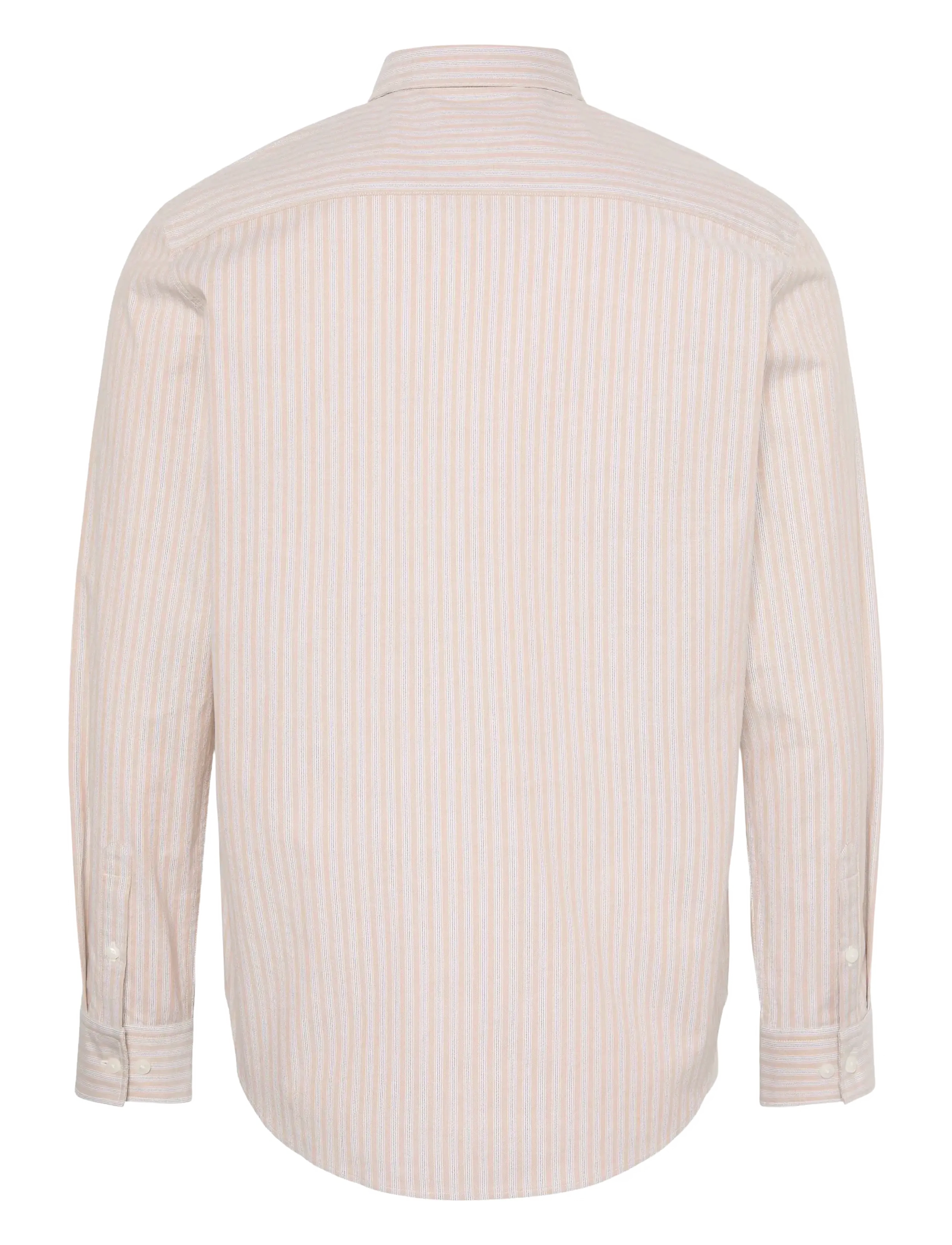 Calvin Klein Jeans - LS YD STRIPE OXFORD CLASSIC SHIR - oxford skjorter - champagne toast - 2