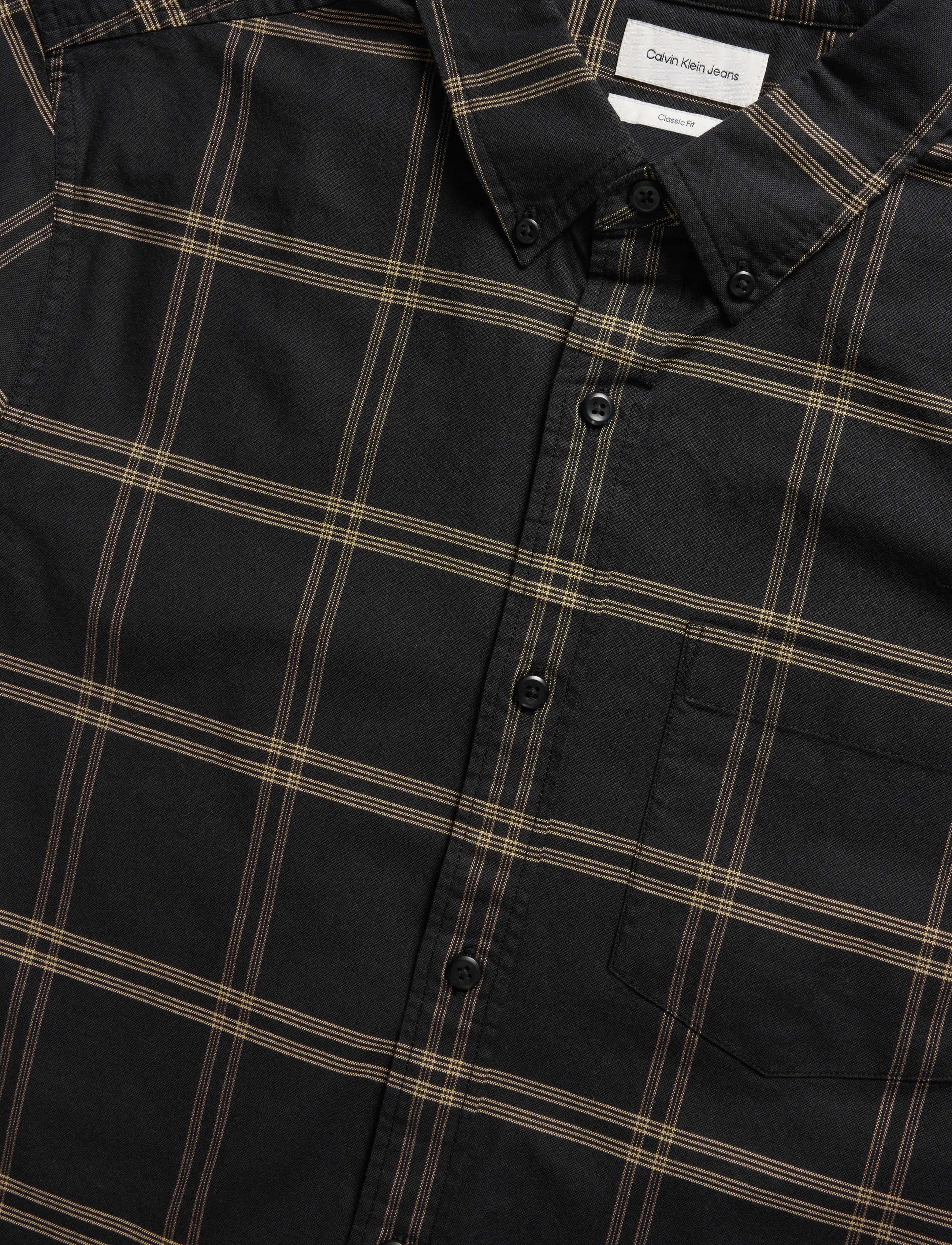 Calvin Klein Jeans - LS WINDOWPANE OXFORD CLASSIC SHI - black - 2
